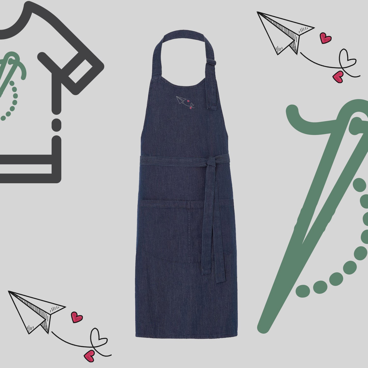 Fartuch "Walentynkowe Serce"