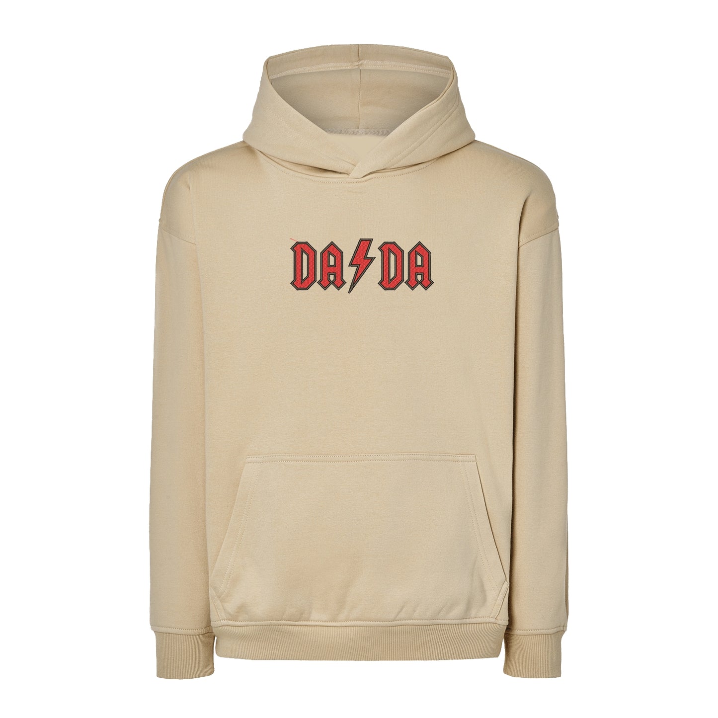 Bluza oversize oversize z haftem „Dada” | Uroczy prezent dla taty lub malucha Haft z radości