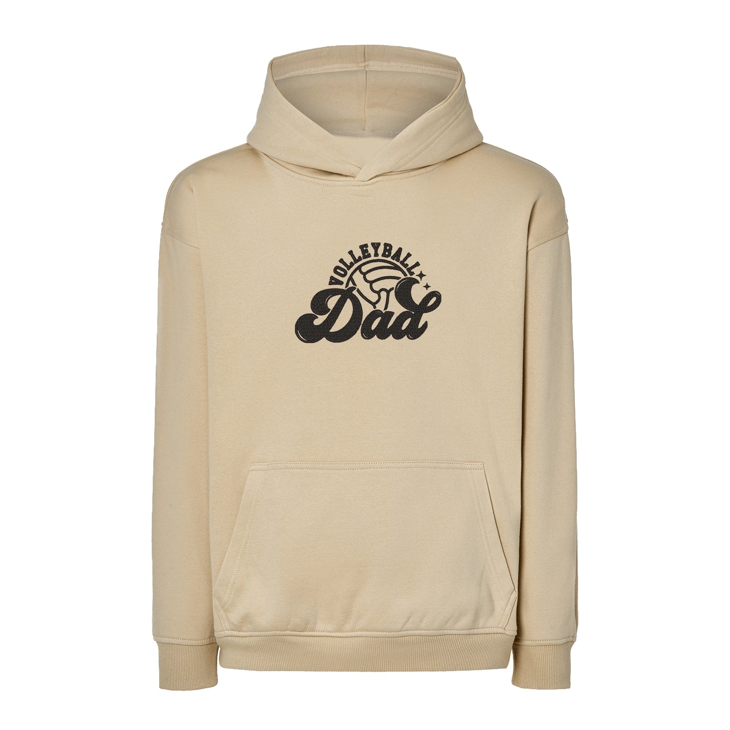Bluza oversize męska „Volleyball Dad” z haftem – idealna na prezent dla taty siatkarza Haft z radości