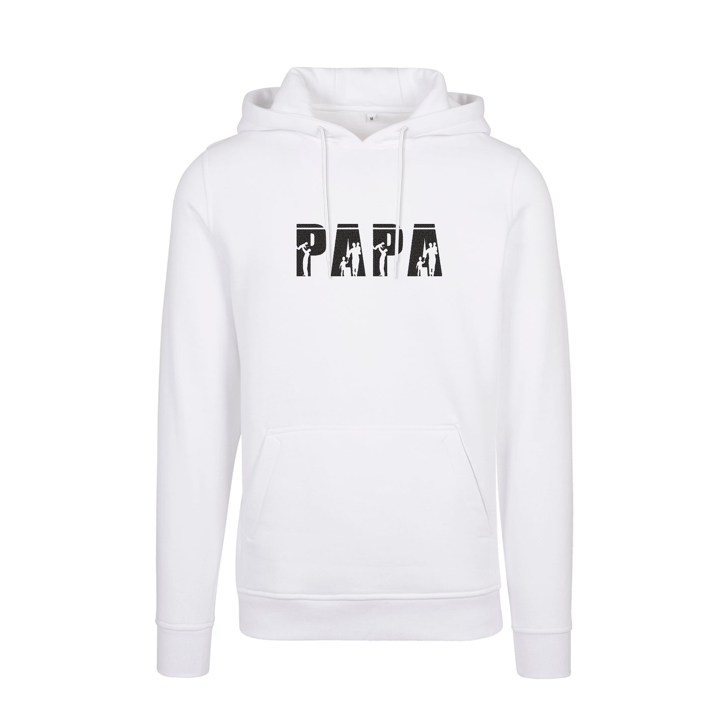 Bluza z kapturem "Papa Sign" z haftem | Bluza z kapturem dla taty | Personalizowany prezent dla Papy Haft z radości