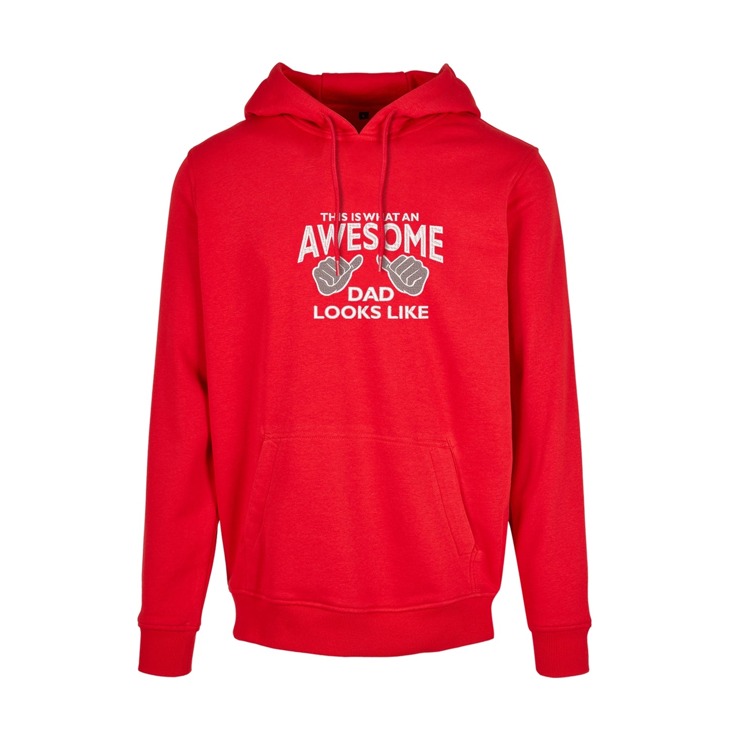 Bluza z kapturem męska "Awesome Dad" z haftem | Prezent dla taty | Wysokiej jakości haft komputerowy Haft z radości