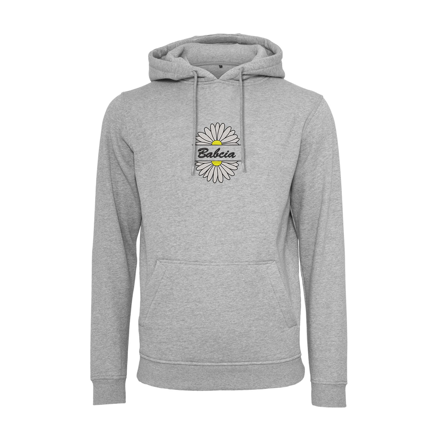 Babcia – bluza z haftem stokrotki dla Babci Haft z radości - nadruki i haft na odzieży Warszawa