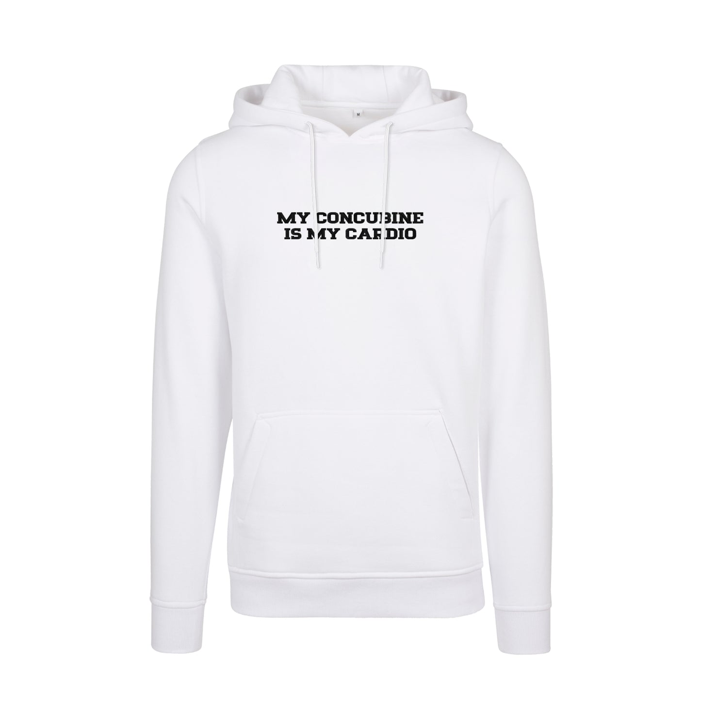 Bluza z kapturem z haftem "My Concubine Is my cardio"