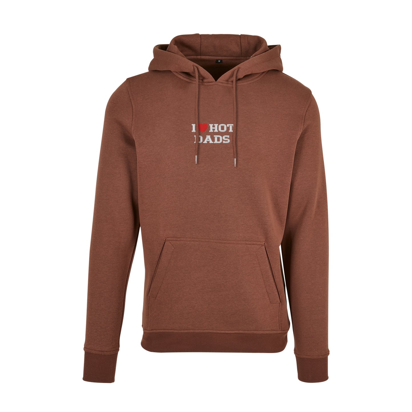 Bluza z kapturem z haftem "I love HOT DADS"