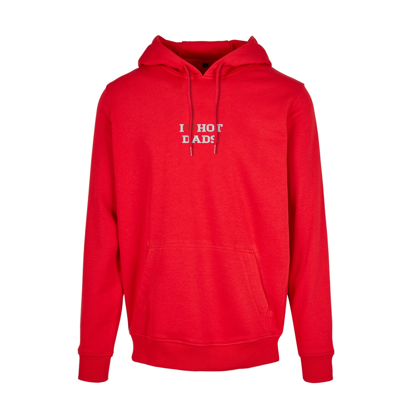 Bluza z kapturem z haftem "I love HOT DADS"