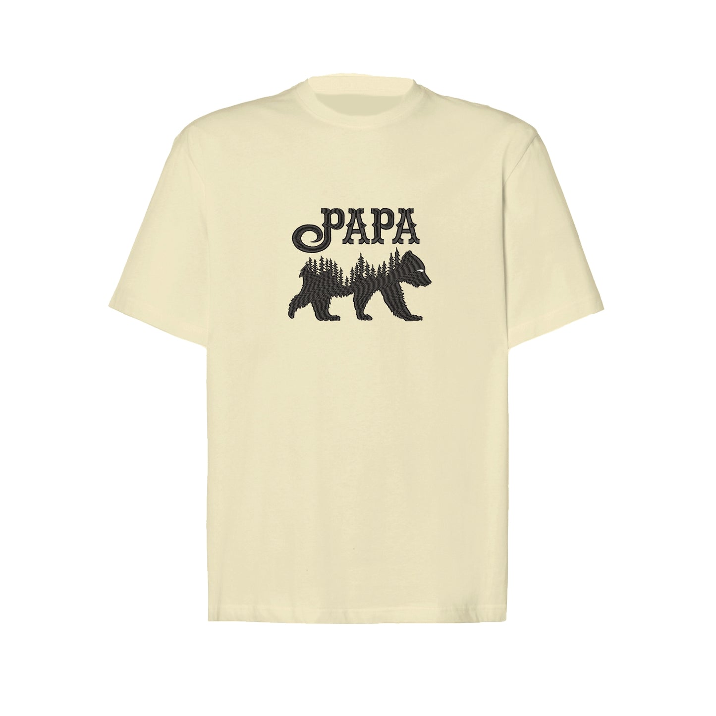 Koszulka Papa Bear z haftem – prezent dla taty, który chroni jak niedźwiedź Haft z radości