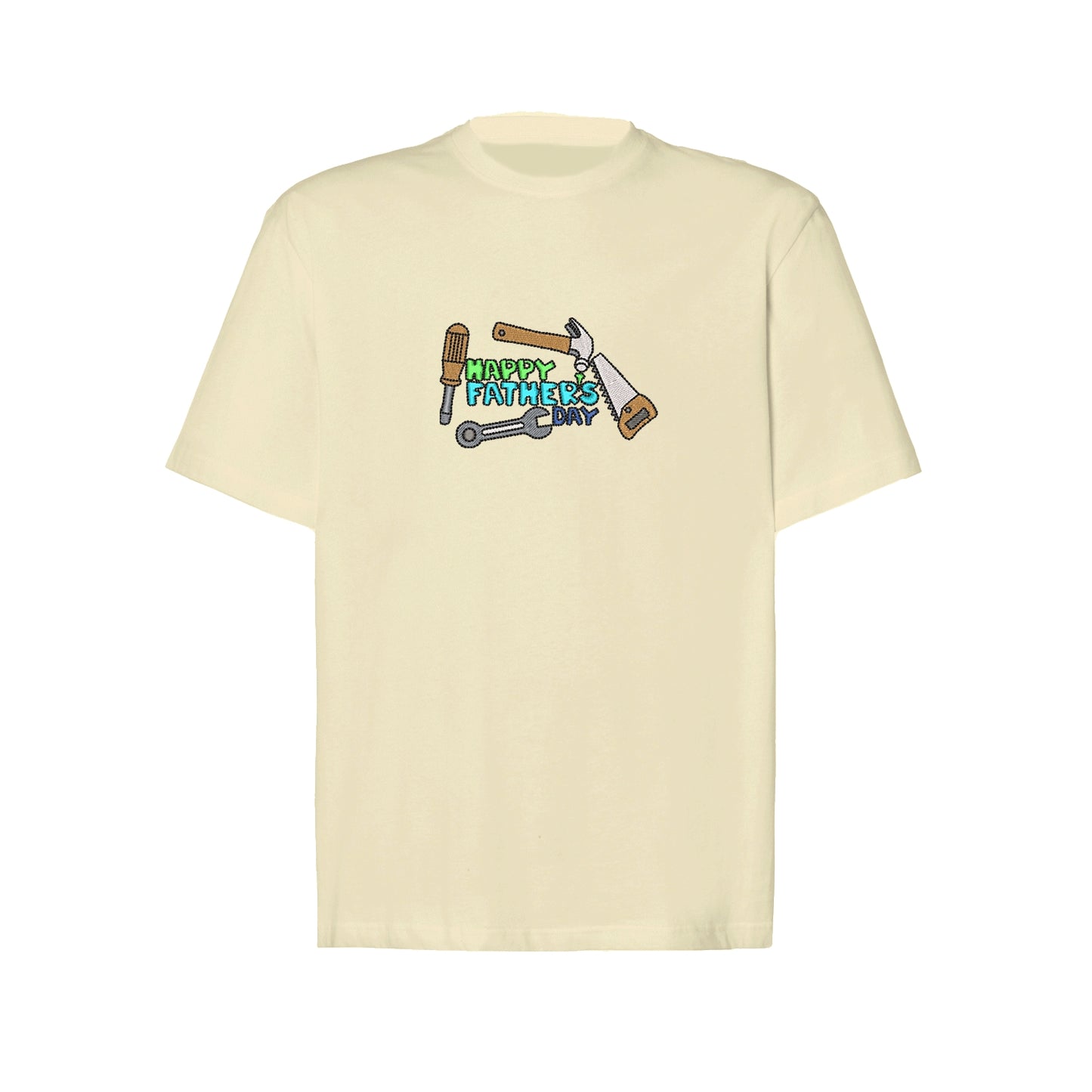 Koszulka z haftem Tools – prezent dla majsterkowicza, taty lub złotej rączki Haft z radości