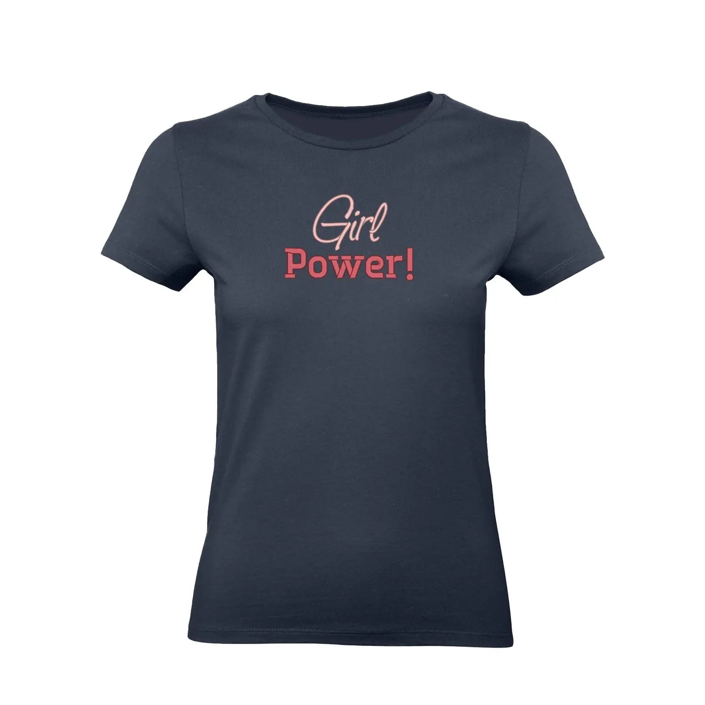Koszulka damska „Girl Power!” – Haft 3D, Siła i Styl Haft z radości