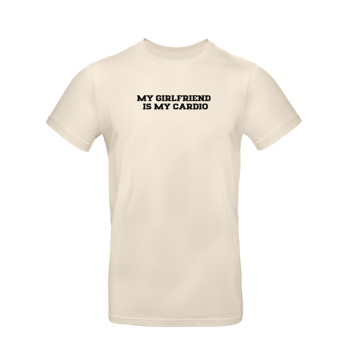 Koszulka unisex z haftem „My girlfriend is my cardio"
