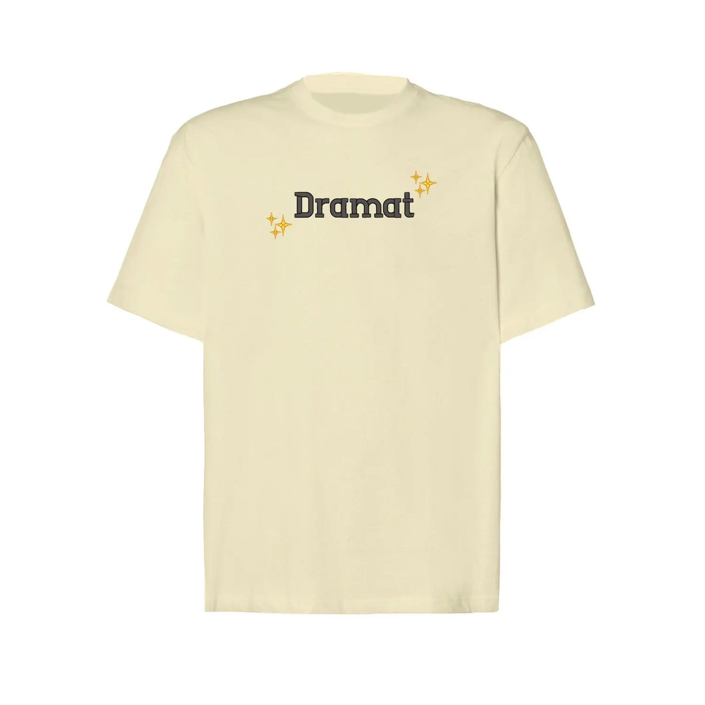 Koszulka oversize „Dramat” – Haft 3D, Styl i Życiowy Sarkazm Haft z radości