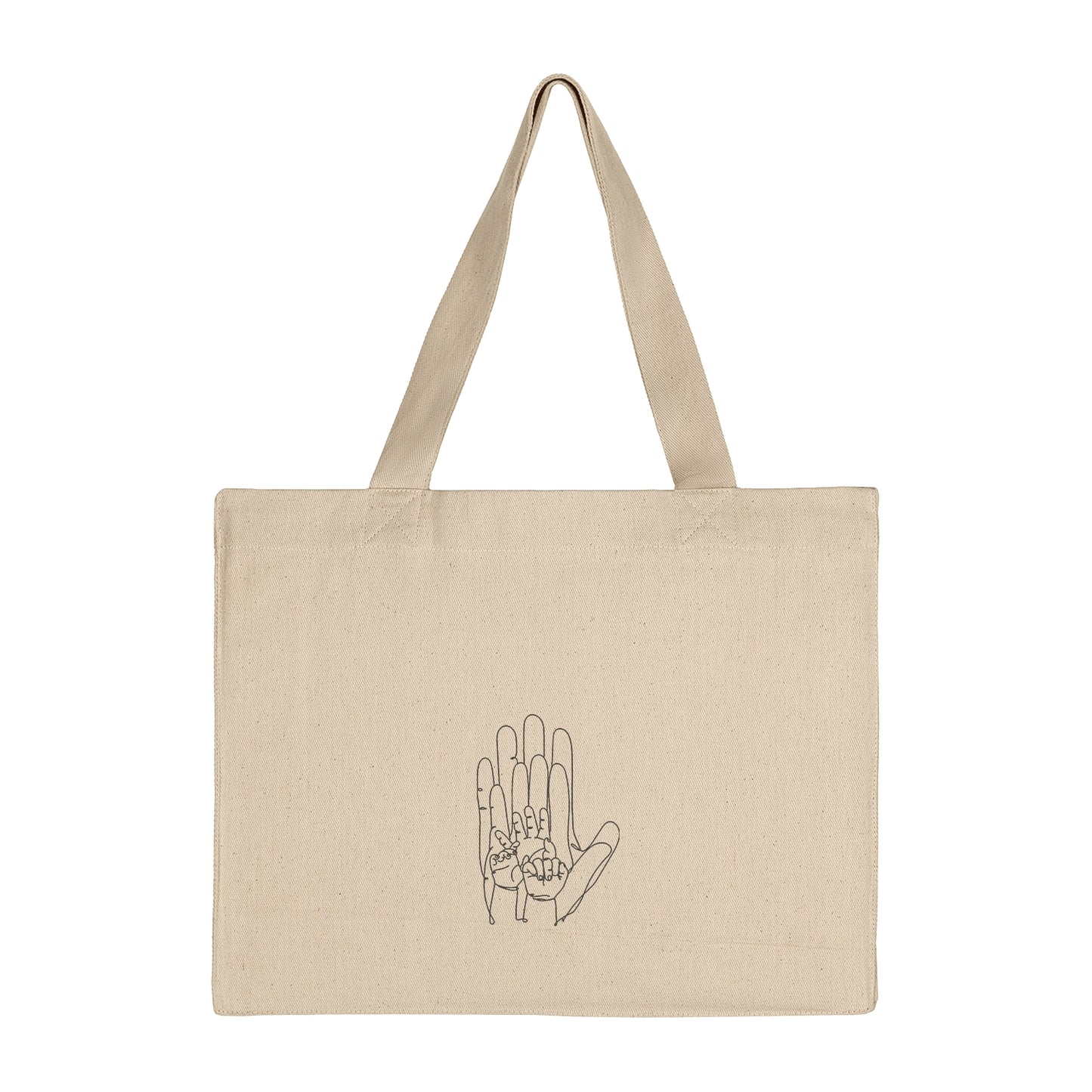 Torba bawełniana z haftem Dad and Son 5– prezent dla taty i syna Haft z radości