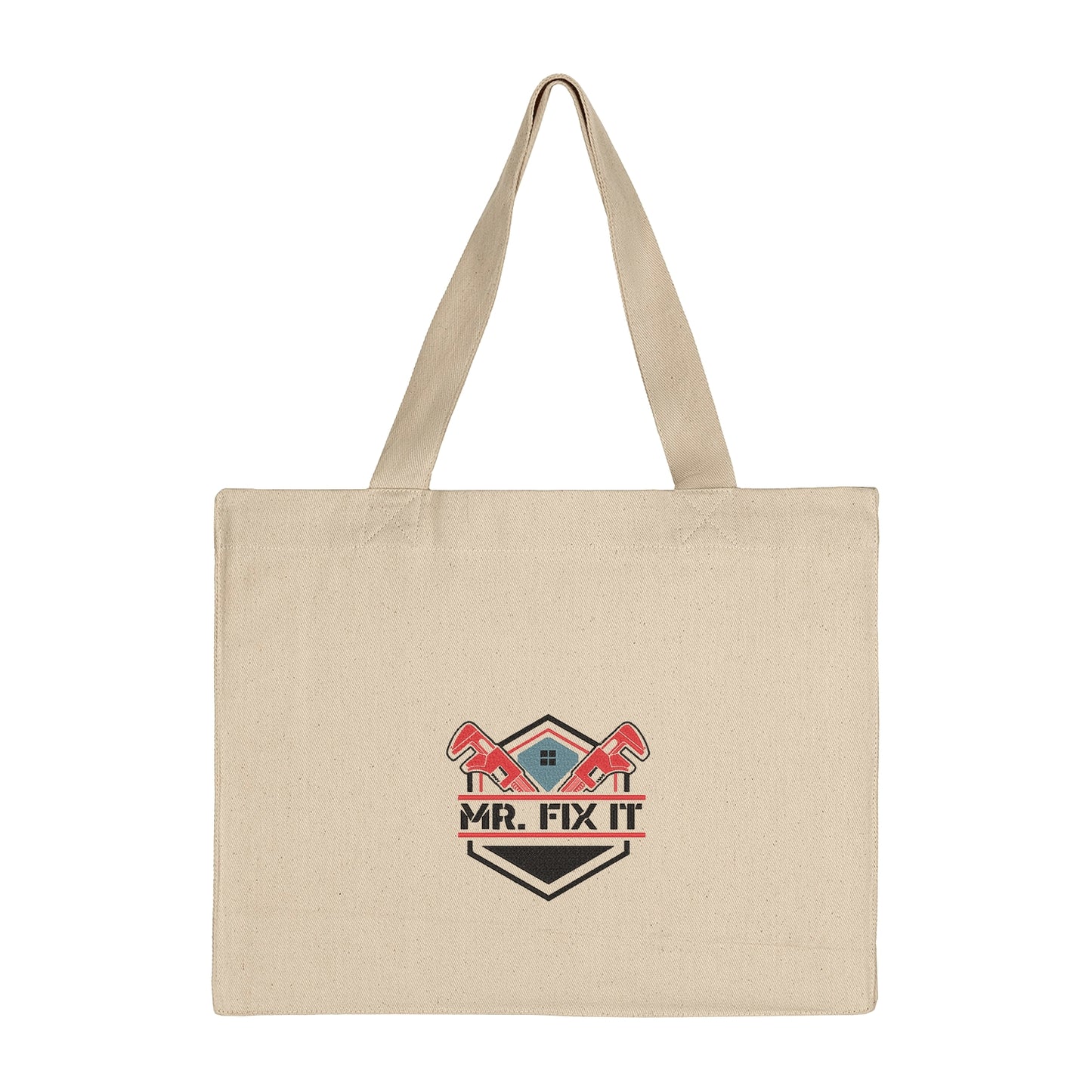 Torba bawełniana Mr Fix It z haftem – prezent dla taty majsterkowicza Haft z radości