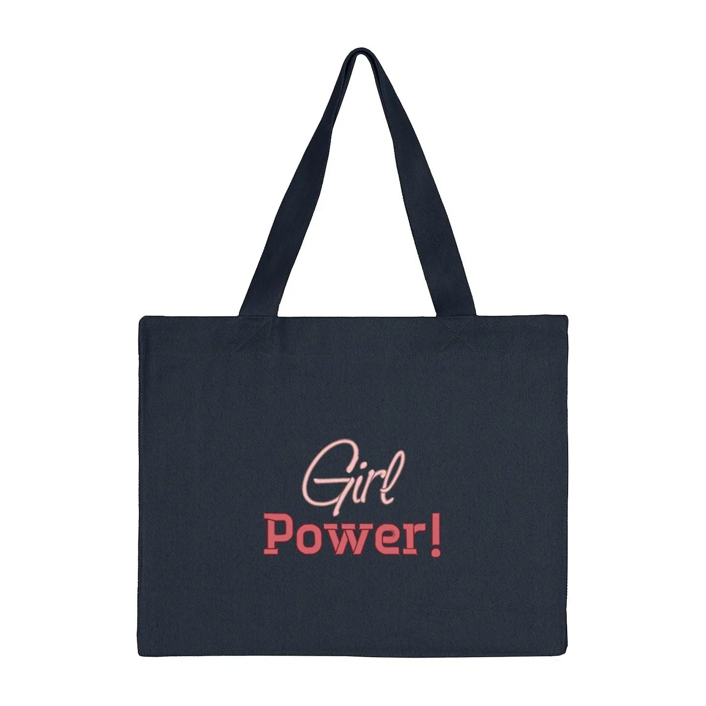 Torba bawełniana „Girl Power!” – Haft 3D, Siła Kobiet i Styl Haft z radości