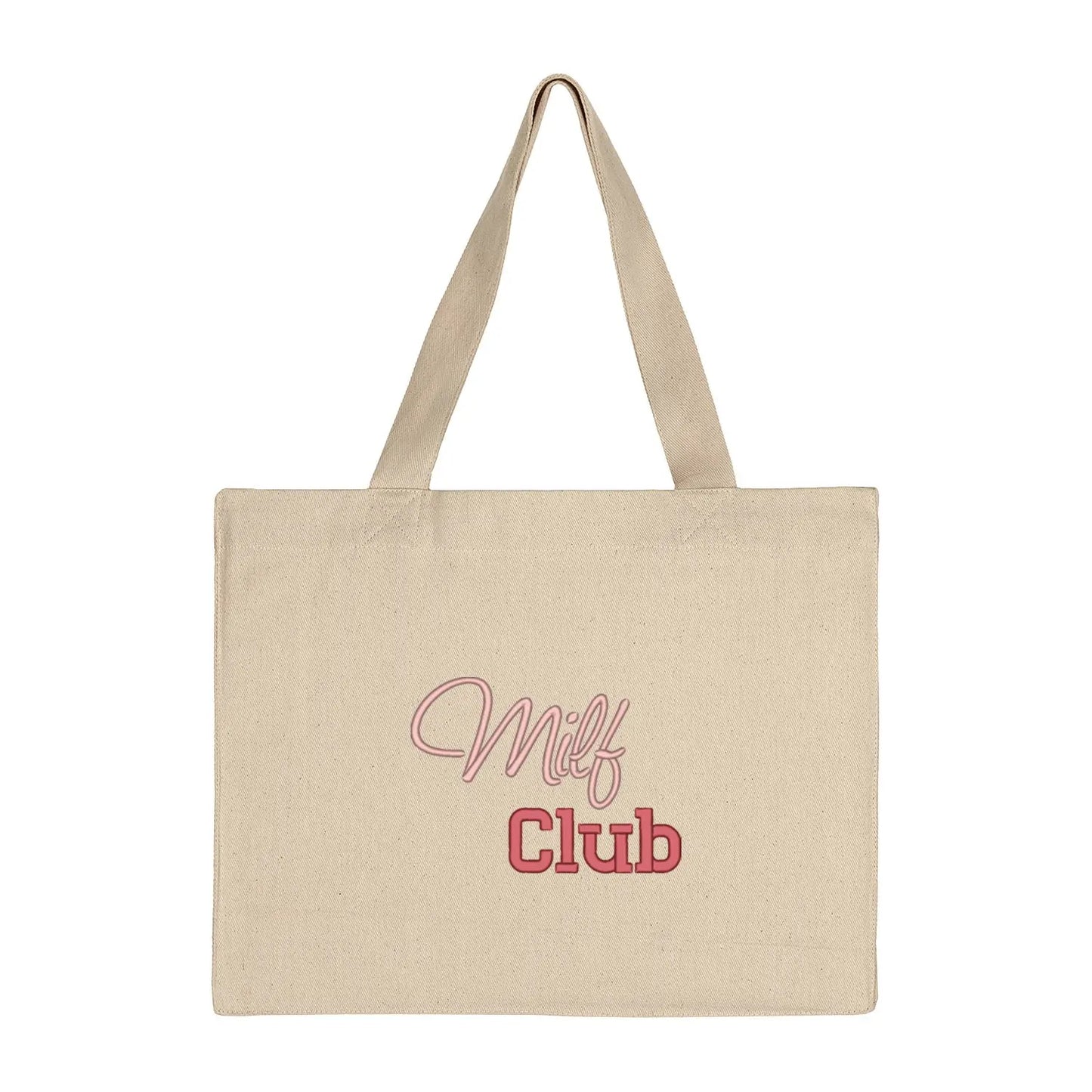 Torba bawełniana „Milf Club” – Haft 3D, Styl i Pewność Siebie Haft z radości