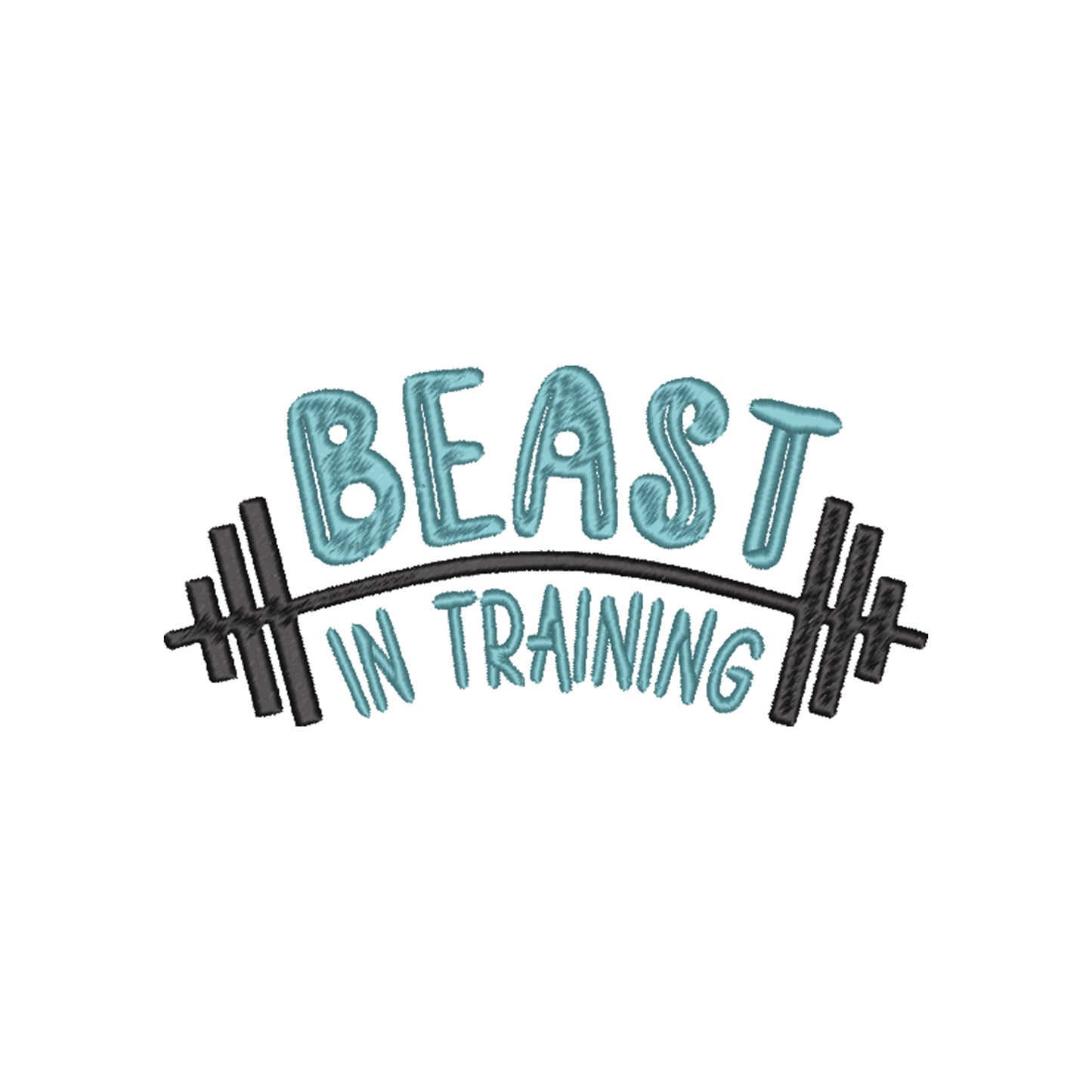 Bluza z kapturem "Beast in Training Dad" z haftem | Prezent dla aktywnego taty | Męska bluza z kapturem