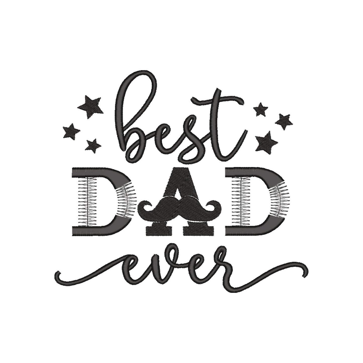 Bluza męska „Best Dad Ever” z haftem – idealny prezent dla taty, różne kroje Haft z radości - nadruki i haft na odzieży Warszawa