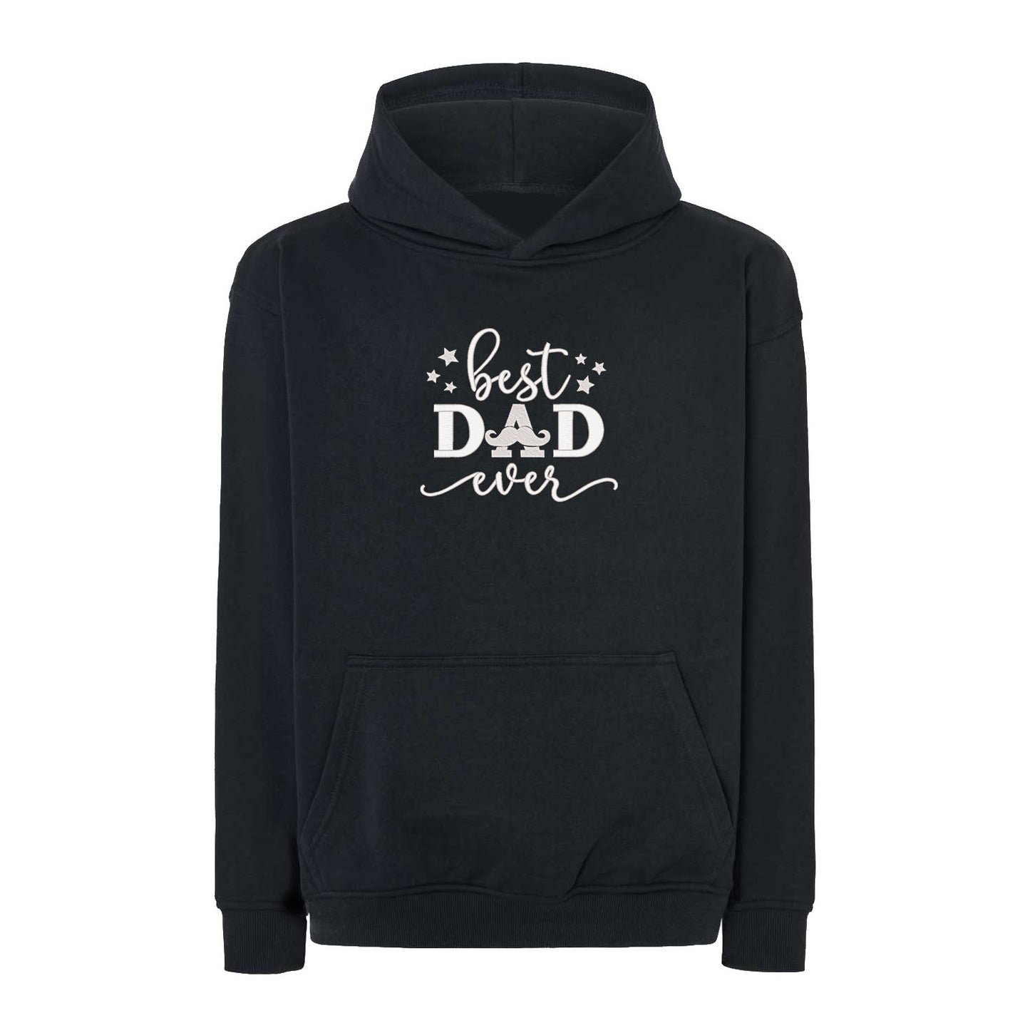 Bluza oversize „Best Dad Ever” z haftem | Prezent dla taty | Męska bluza oversize
