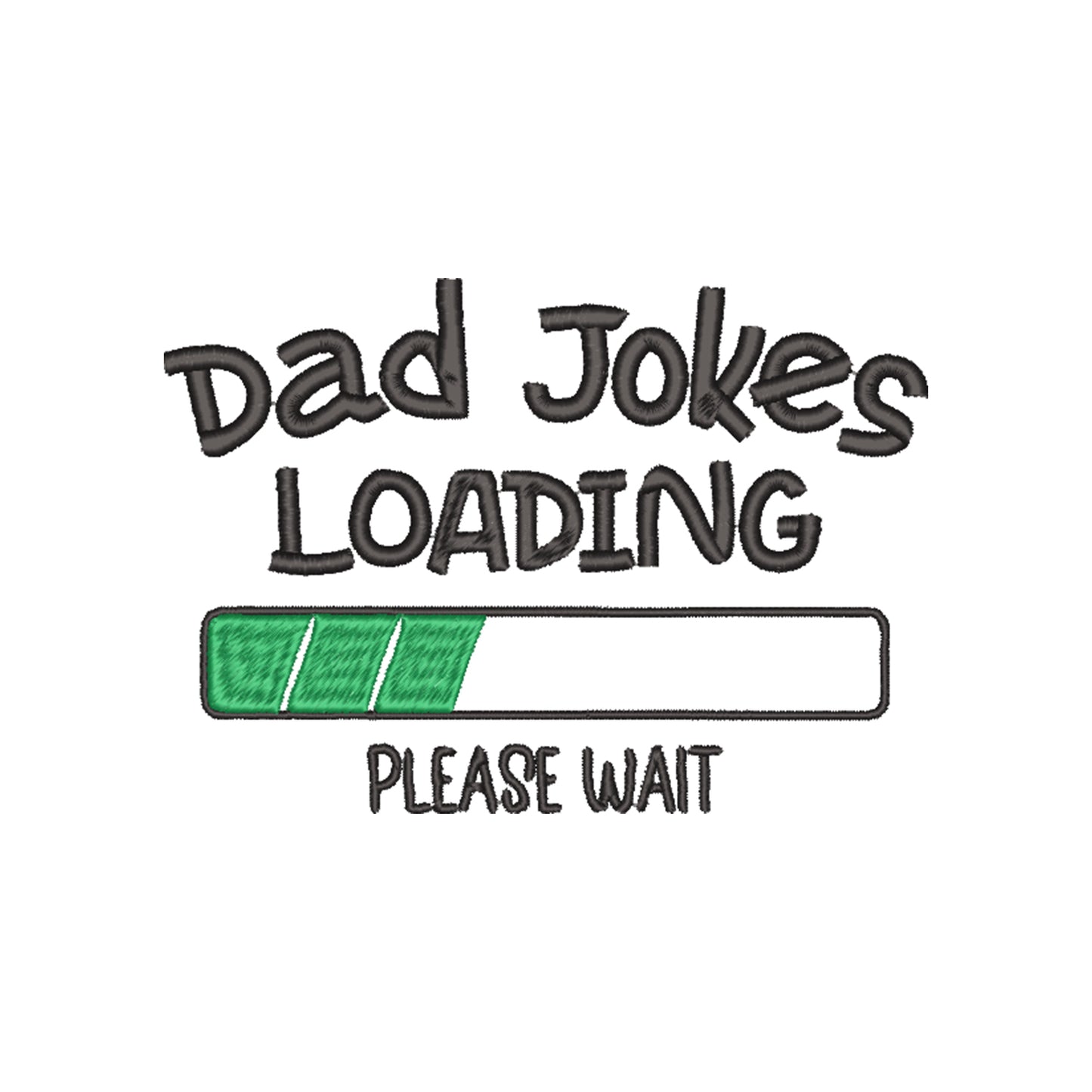 Koszulka oversize z haftem "Dad Jokes Embroidery" – dla taty z poczuciem humoru