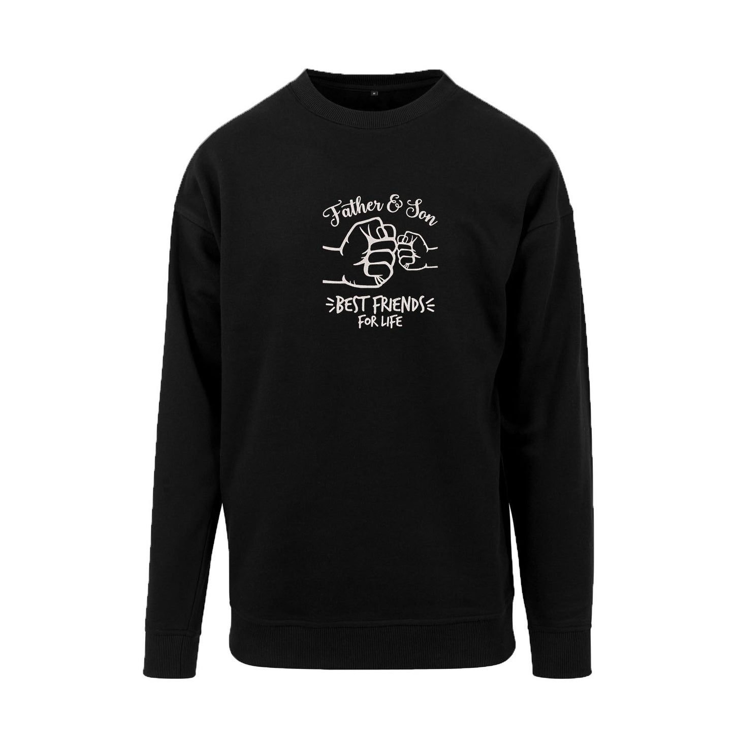 Bluza bez kaptura Father & Son Best Friends – haft komputerowy | Prezent dla taty i syna
