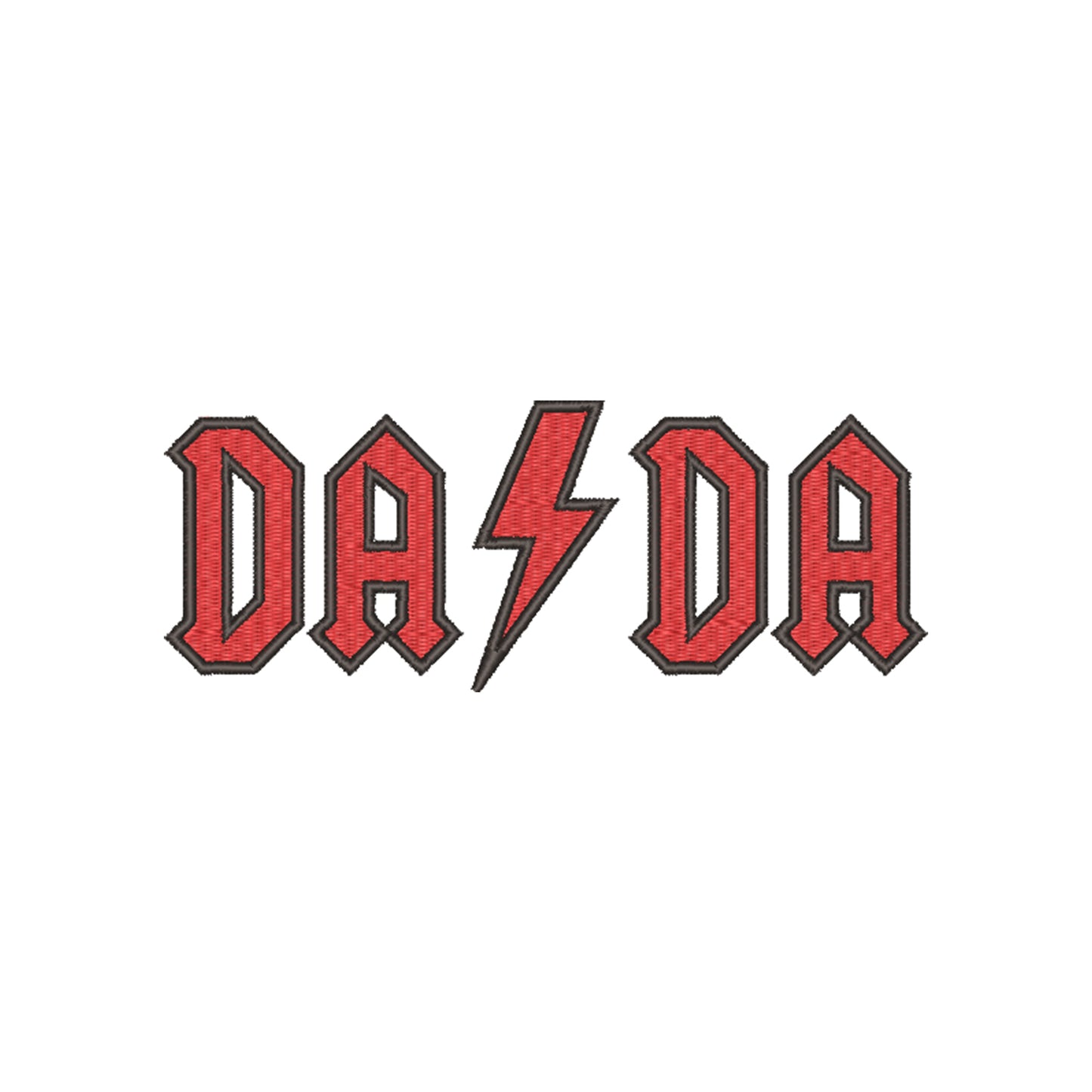 Bluza męska „Dada” z haftem – rockowy prezent dla taty, różne kroje Haft z radości - nadruki i haft na odzieży Warszawa