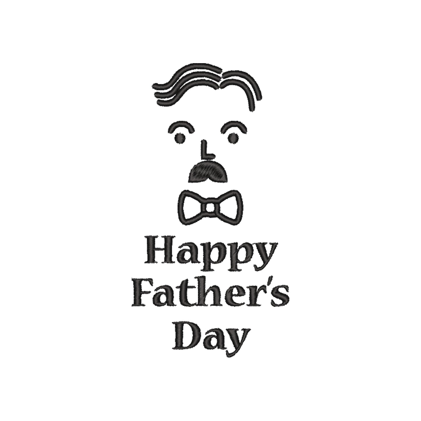 Koszulka unisex z haftem "Happy Father's Day" – prezent na Dzień Ojca