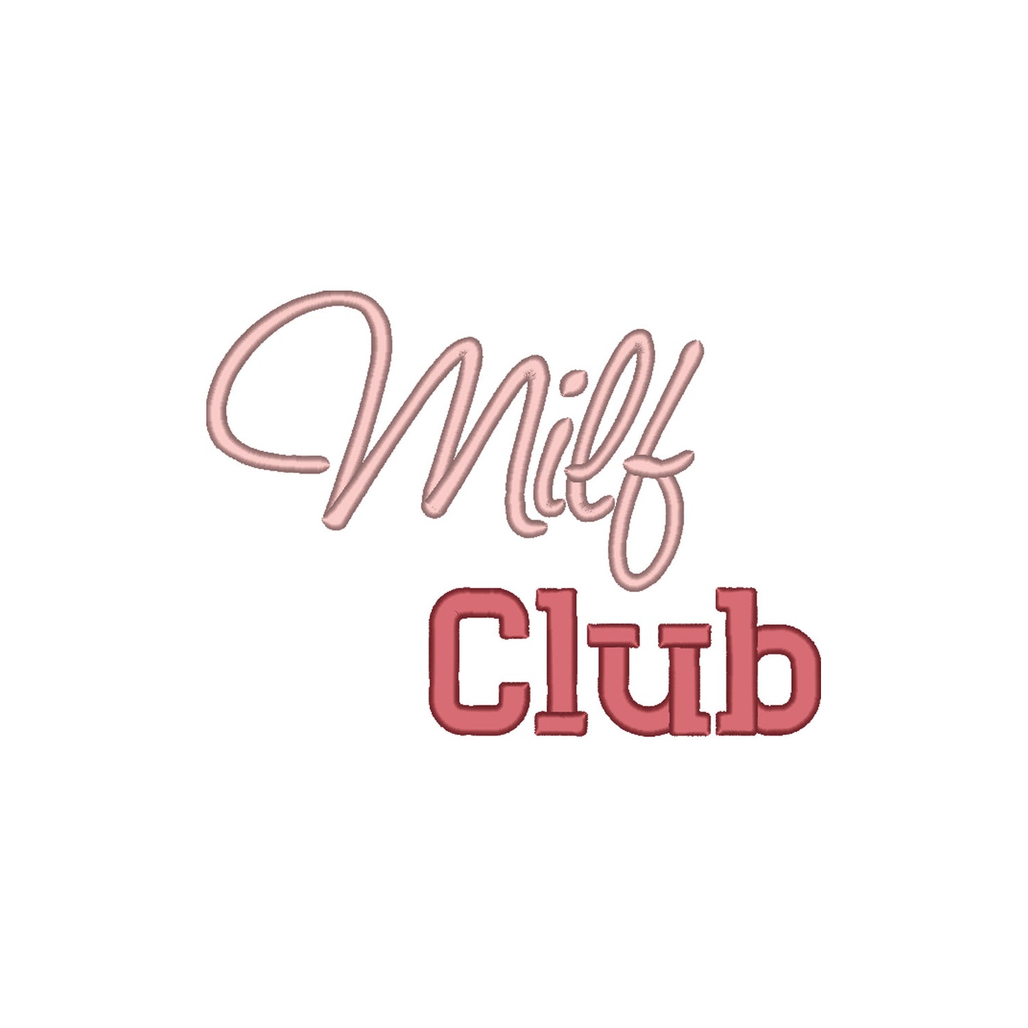 Torba bawełniana „Milf Club” – Haft 3D, Styl i Pewność Siebie