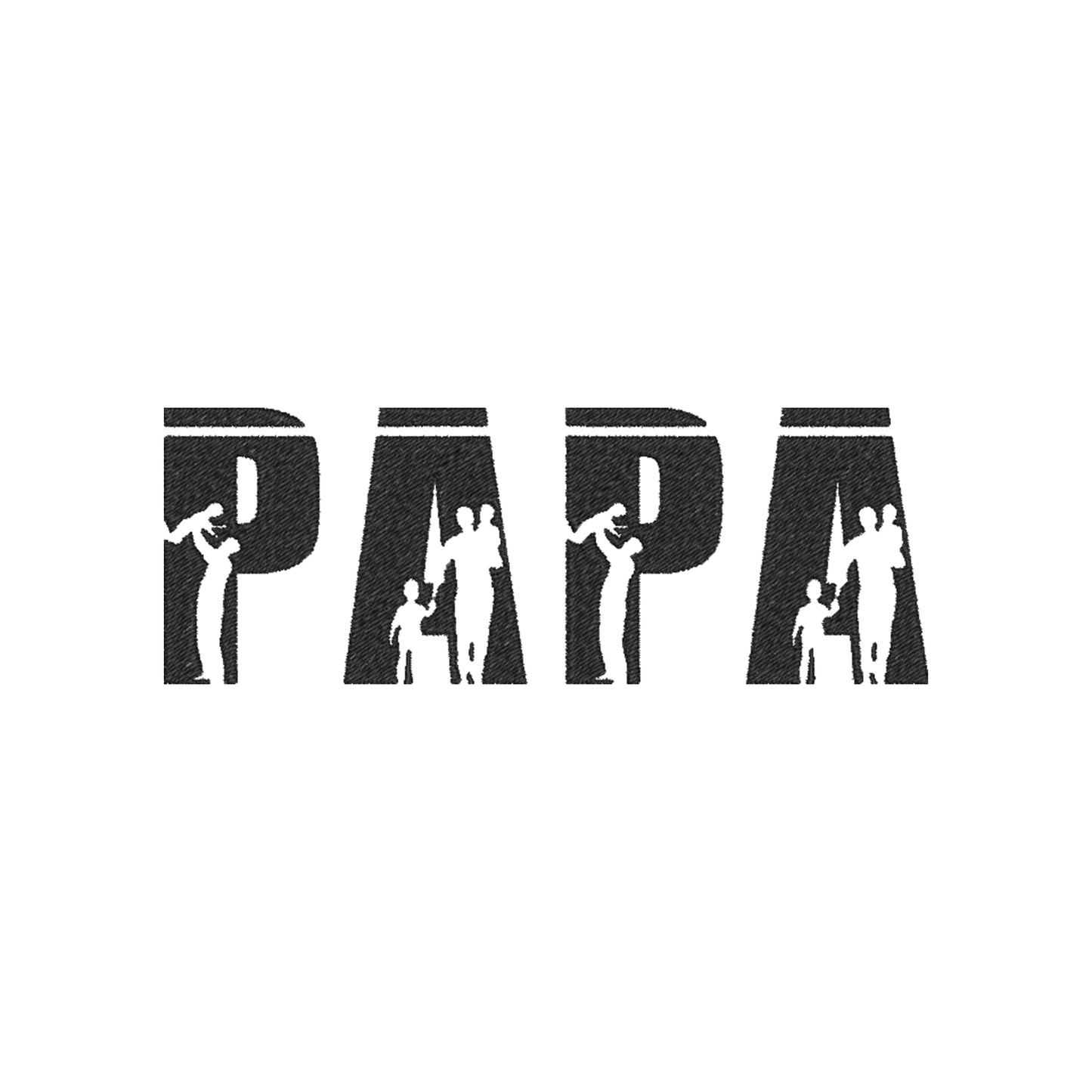 Koszulka z haftem Papa Sign – prezent dla taty z klasą i charakterem