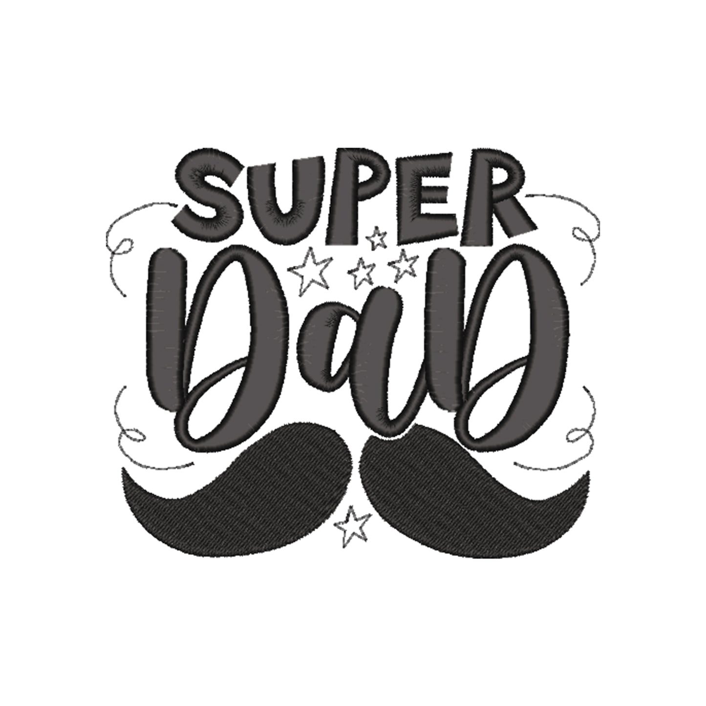 Bluza „Super Dad Father’s Day” z haftem komputerowym – idealny prezent na Dzień Ojca, dostępna w wersji bez kaptura, z kapturem i oversize Haft z radości - nadruki i haft na odzieży Warszawa