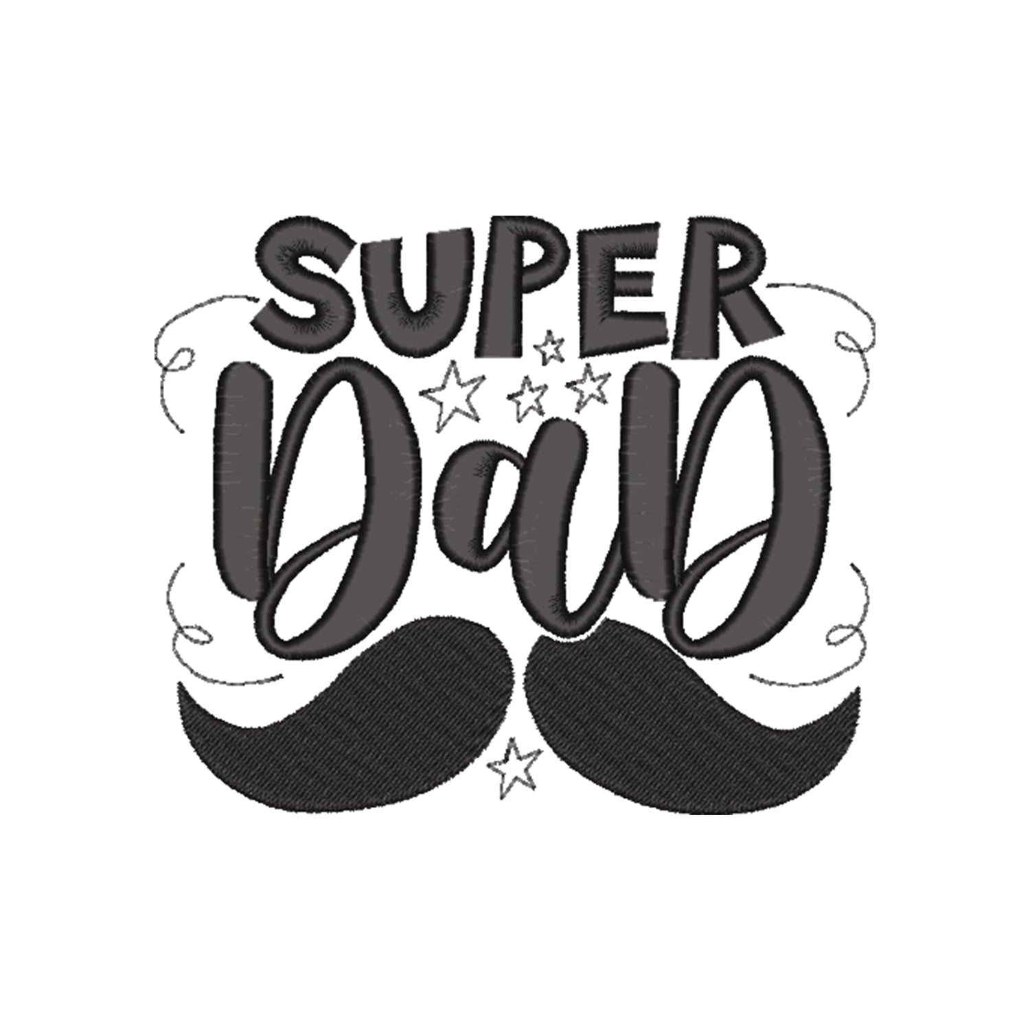 Koszulka „Super Dad Father’s Day” – haft komputerowy, prezent na Dzień Ojca Haft z radości - nadruki i haft na odzieży Warszawa