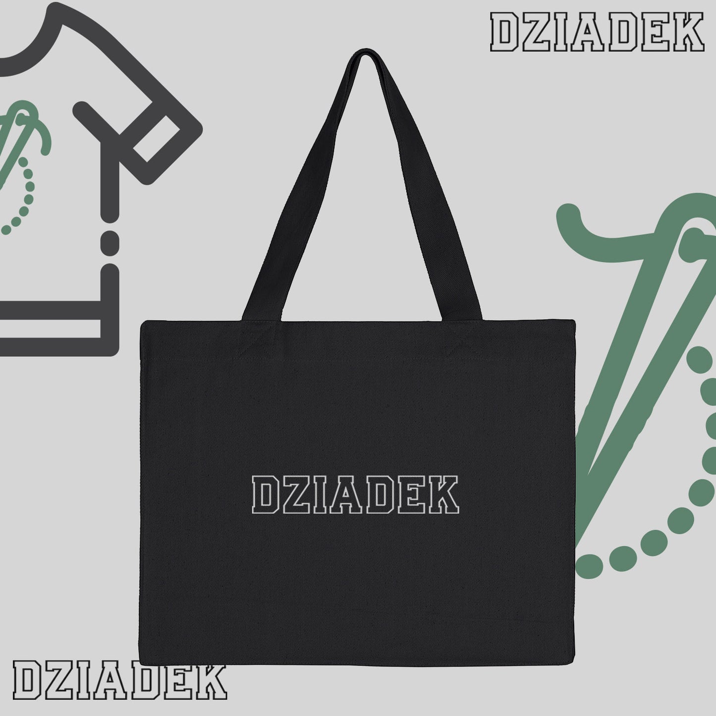 Torba bawełniana "DZIADEK" Kontur-idealny prezent na Dzień Dziadka