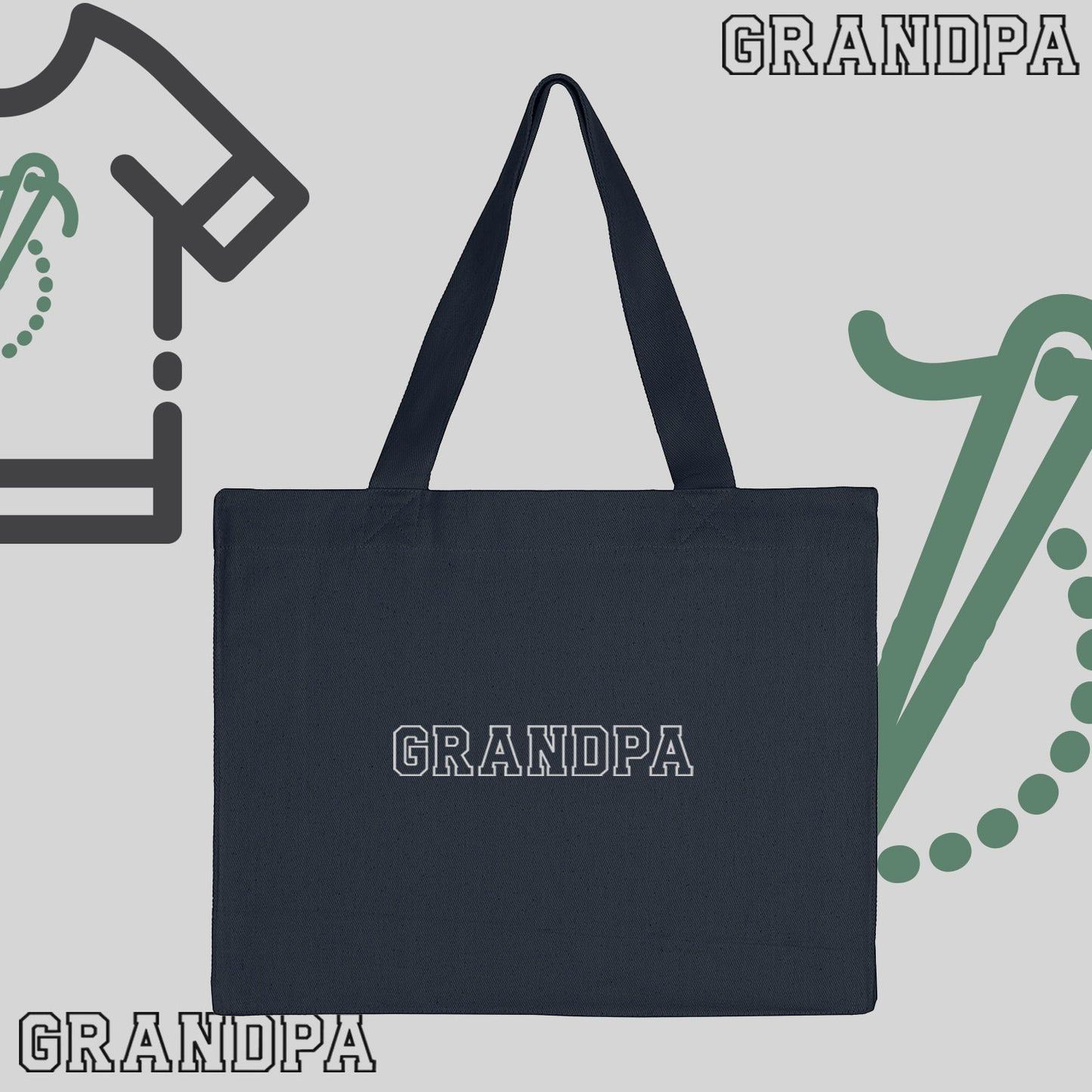 Torba bawełniana "GRANDPA" Kontur-idealny prezent na Dzień Dziadka