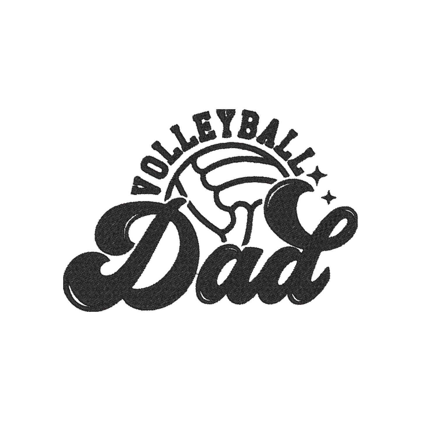 Bluza „Volleyball Dad” z haftem komputerowym – idealna bluza dla taty siatkarza, dostępna w kroju bez kaptura, z kapturem i oversize Haft z radości - nadruki i haft na odzieży Warszawa