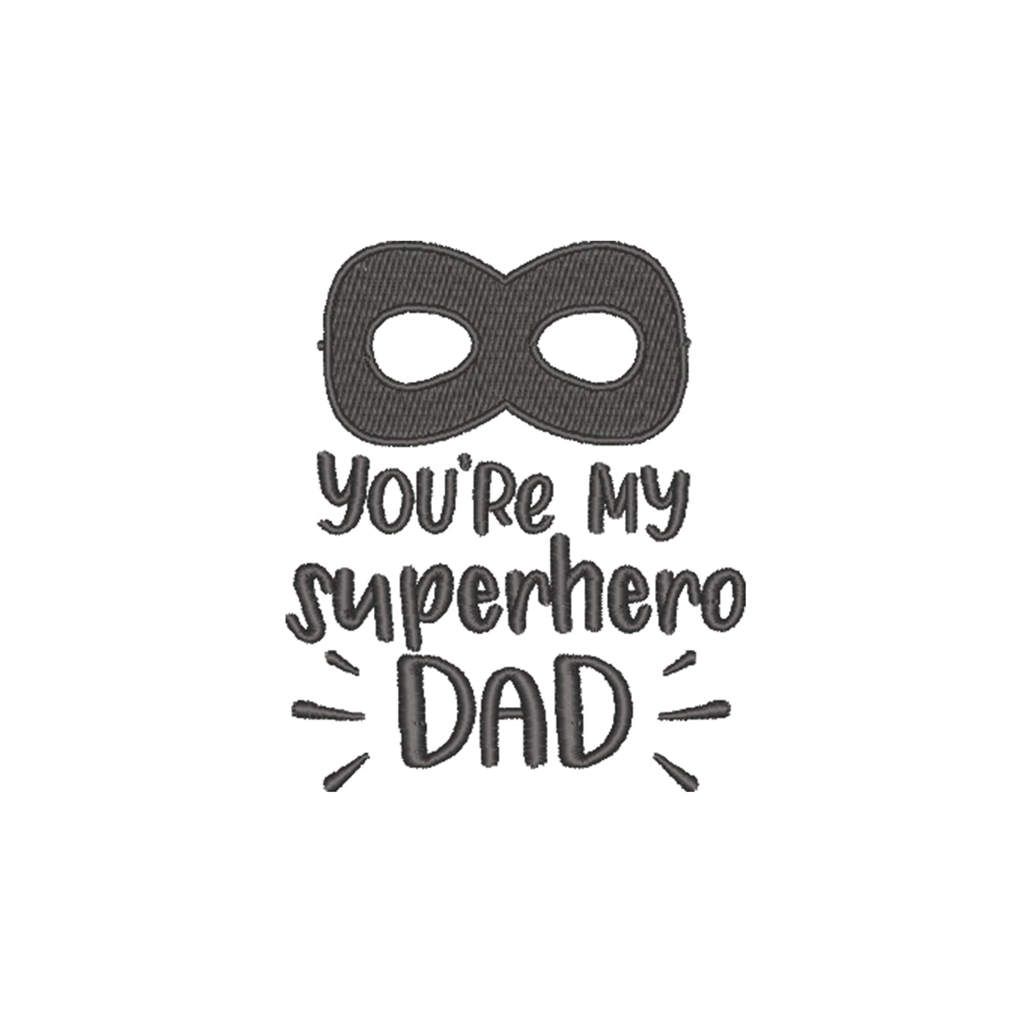 Bluza „You're My Superhero Dad” z haftem komputerowym – wyjątkowa bluza dla taty, dostępna w kroju bez kaptura, z kapturem i oversize Haft z radości - nadruki i haft na odzieży Warszawa