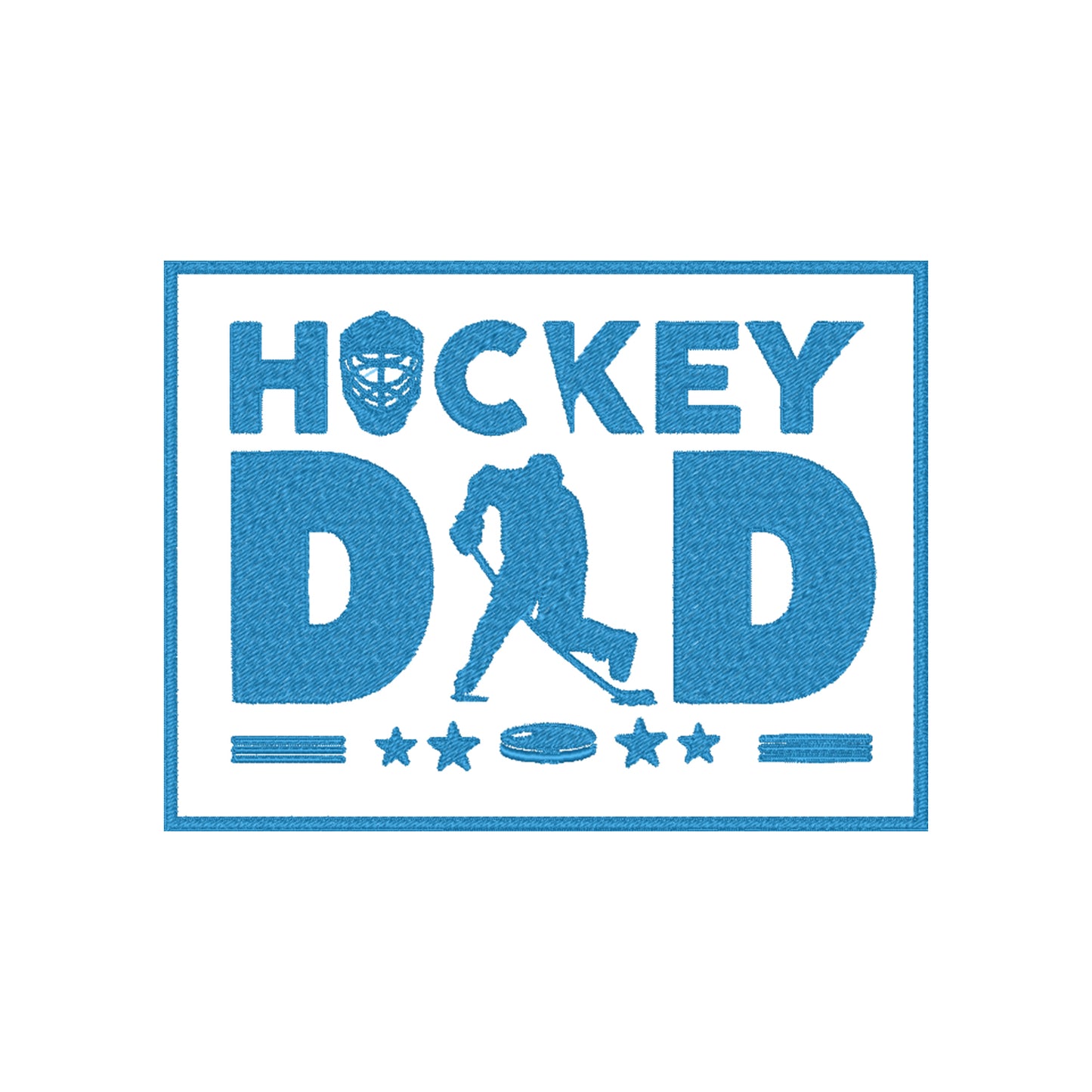 Torba bawełniana Hockey Dad – prezent dla taty fana hokeja z haftem
