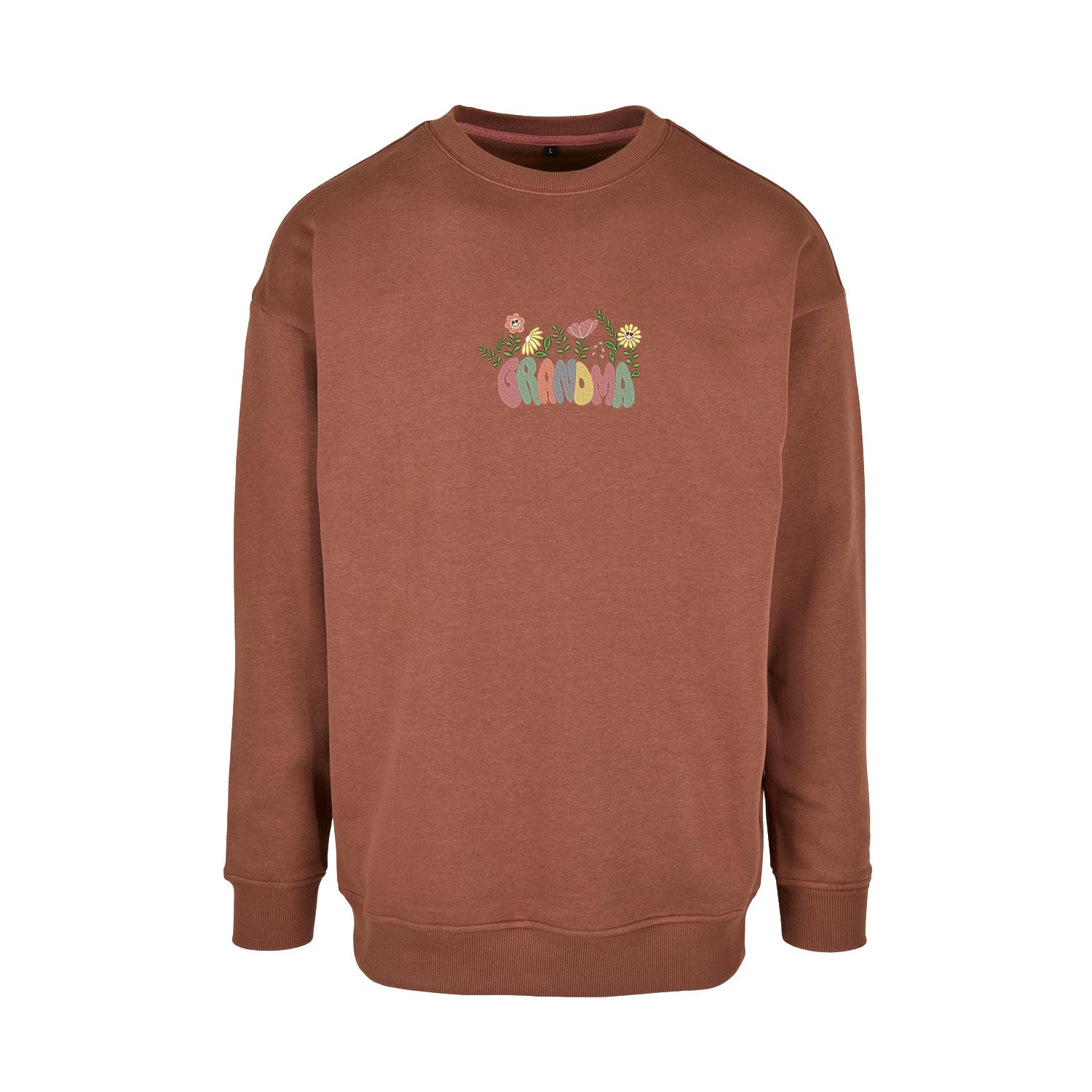 Bluza Groovy Grandma Flower – kolorowy retro styl dla Babci Haft z radości - nadruki i haft na odzieży Warszawa