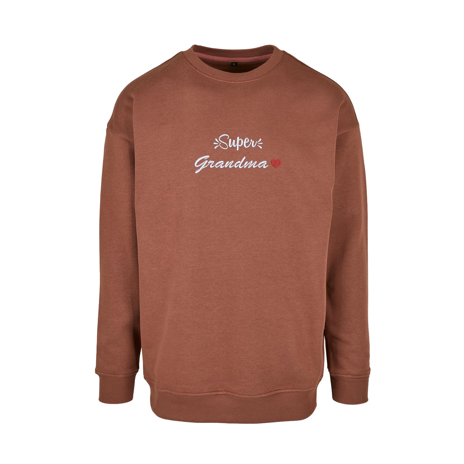 Bluza Super Grandma – klasyczny haft dla babci-superbohaterki Haft z radości - nadruki i haft na odzieży Warszawa