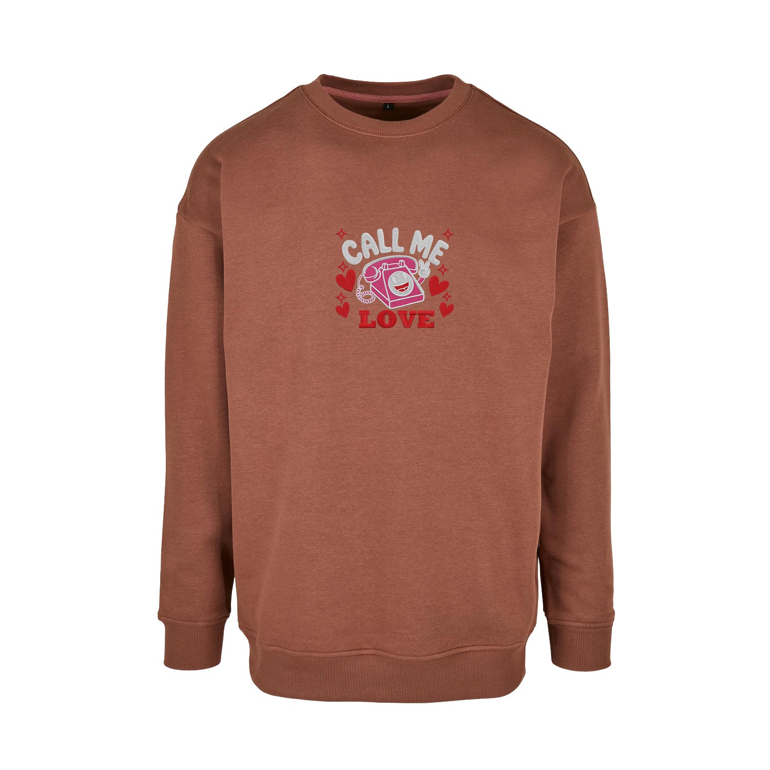 Bluza z Haftem „Call Me Love” – subtelne przesłanie Haft z radości - nadruki i haft na odzieży Warszawa