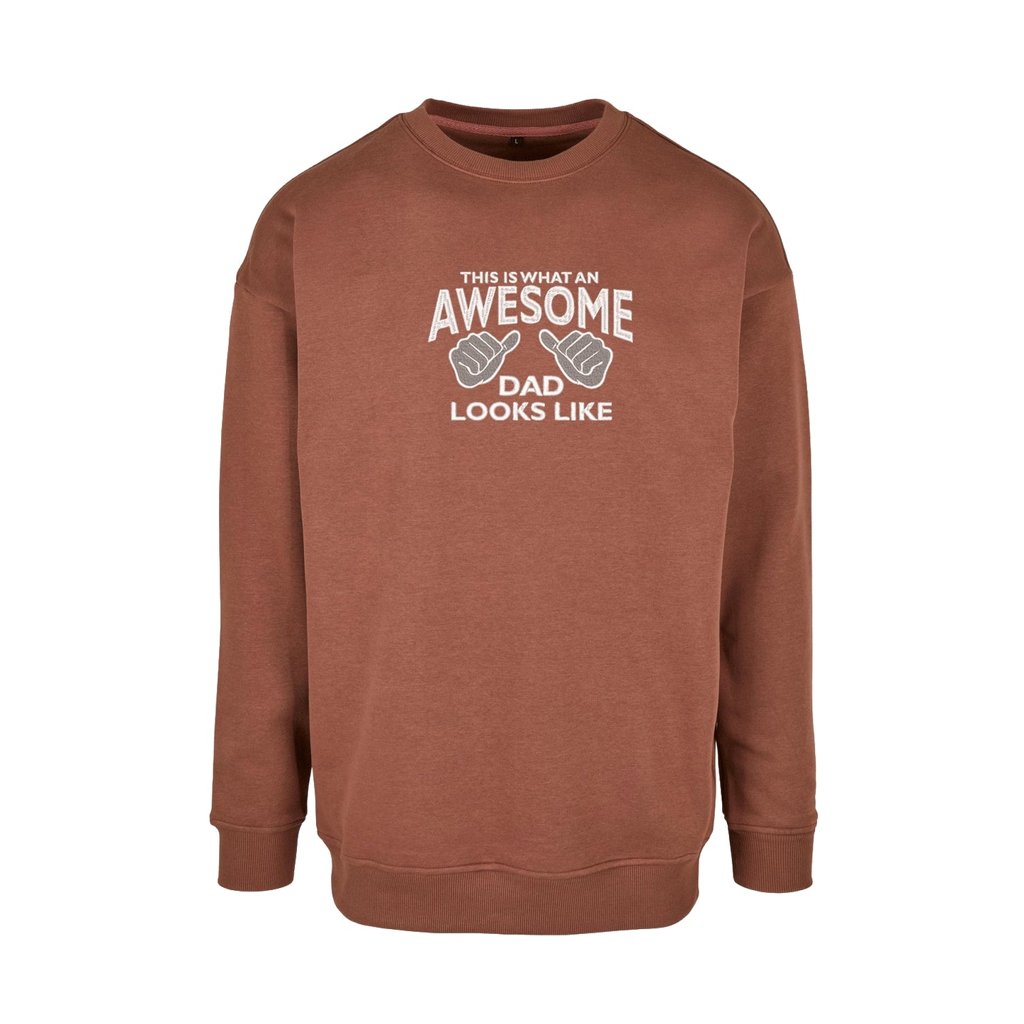 Bluza męska „Awesome Dad” z haftem – prezent dla taty, różne kroje Haft z radości - nadruki i haft na odzieży Warszawa