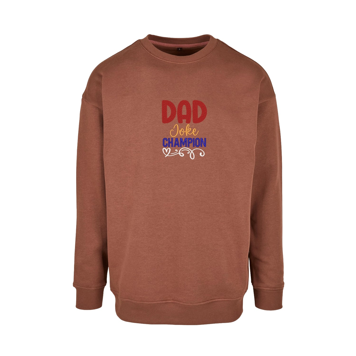 Bluza męska „Dad Joke Champion” z haftem – zabawny prezent dla taty, różne kroje Haft z radości - nadruki i haft na odzieży Warszawa