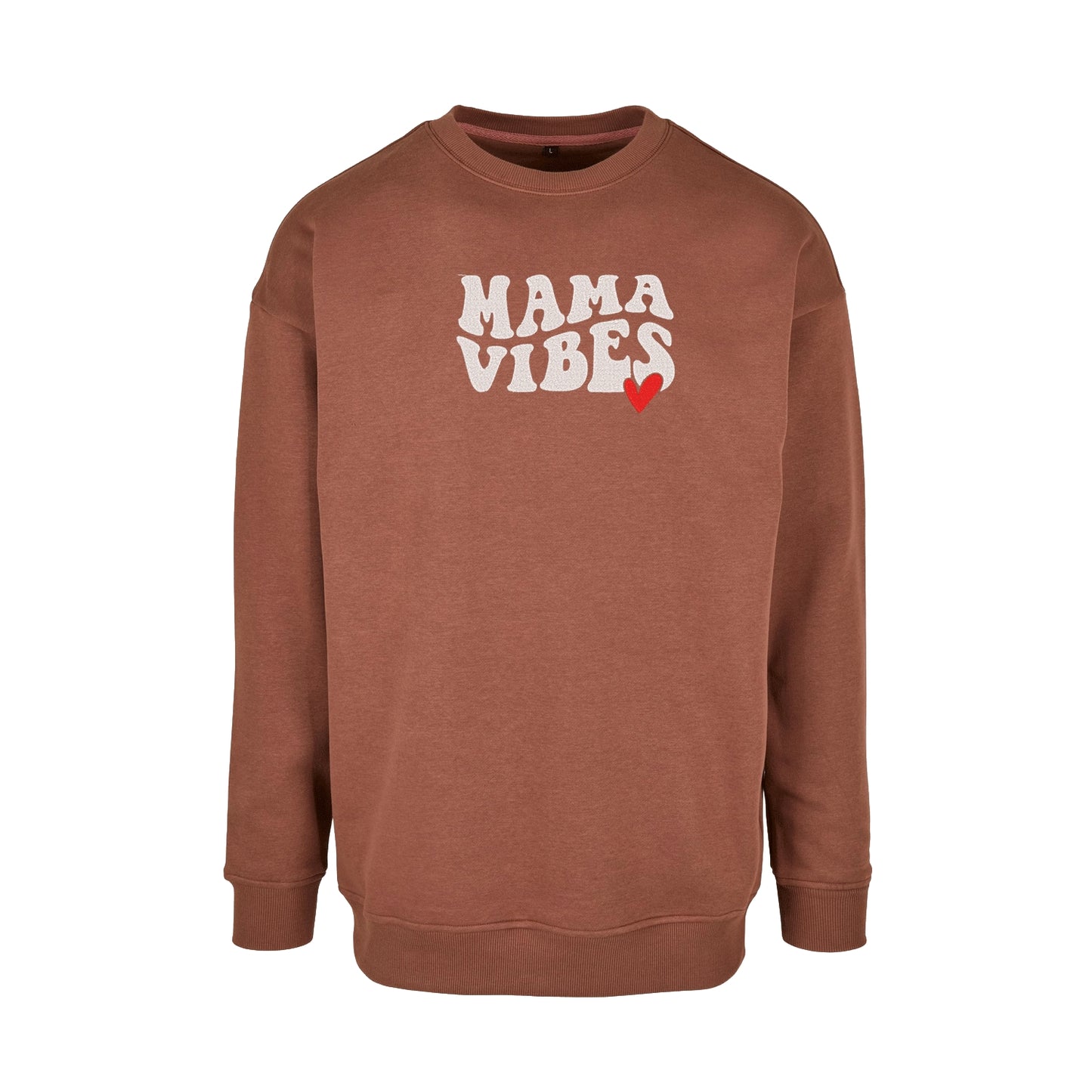 Bluza Mama Vibes – stylowa i wygodna z haftem komputerowym Haft z radości - nadruki i haft na odzieży Warszawa