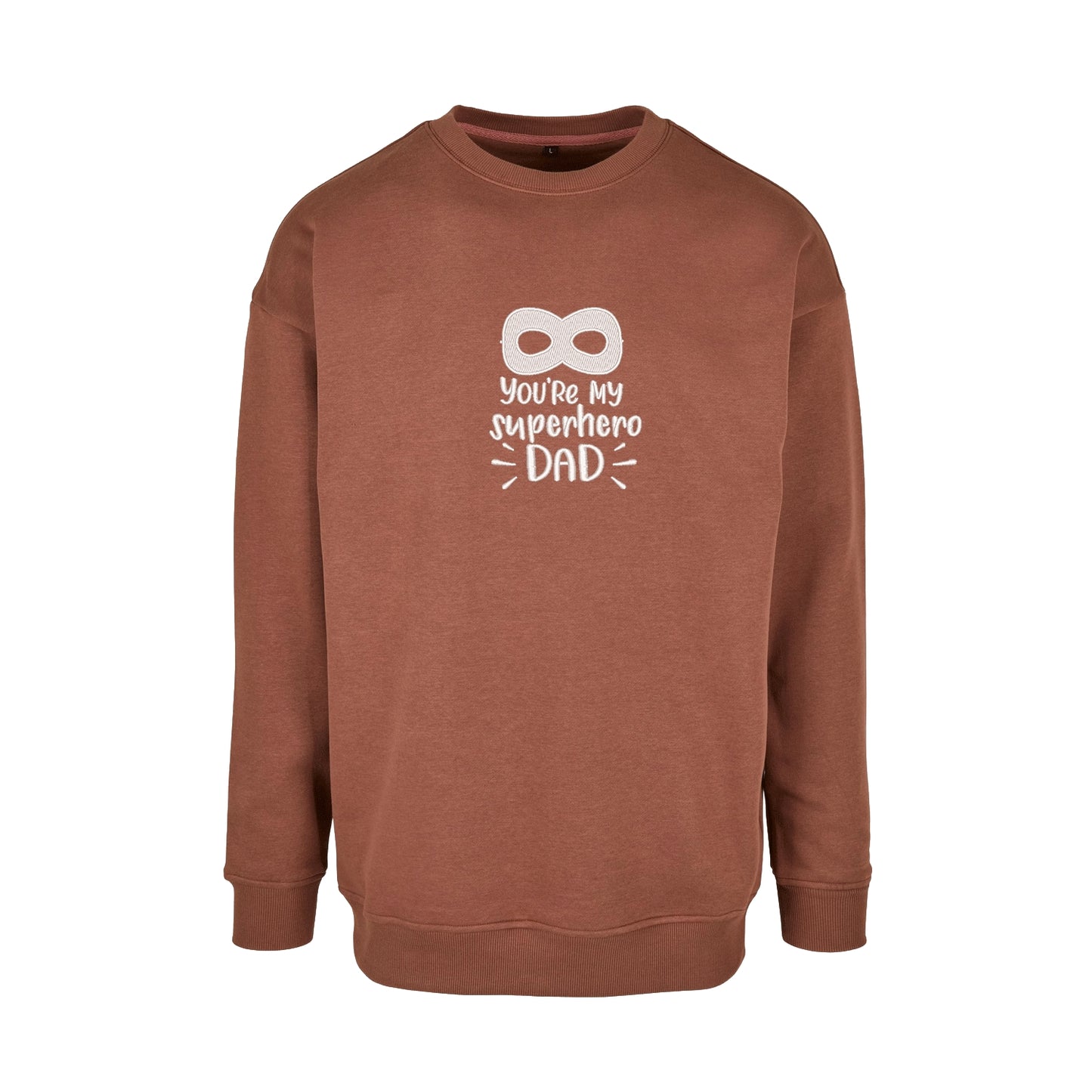 Bluza „You're My Superhero Dad” z haftem komputerowym – wyjątkowa bluza dla taty, dostępna w kroju bez kaptura, z kapturem i oversize Haft z radości - nadruki i haft na odzieży Warszawa