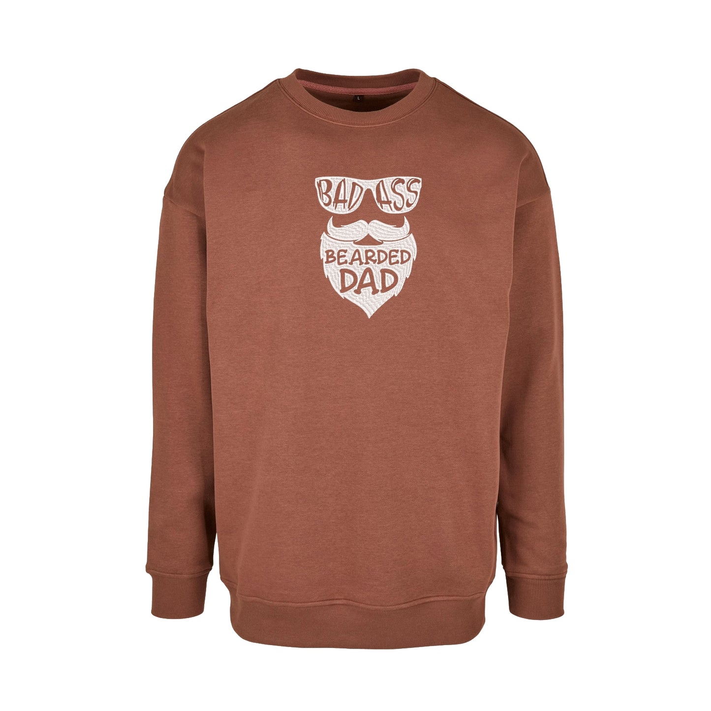 Bluza "Bearded Dad" z haftem | Prezent dla brodatego taty | Wysokiej jakości bluza męska