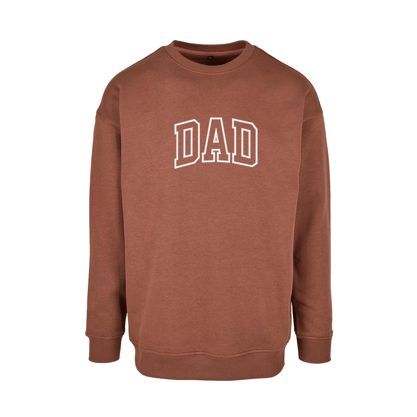 Bluza bez kaptura „Dad Applique” z haftem – stylowa odzież dla taty | Pomysł na prezent dla ojca