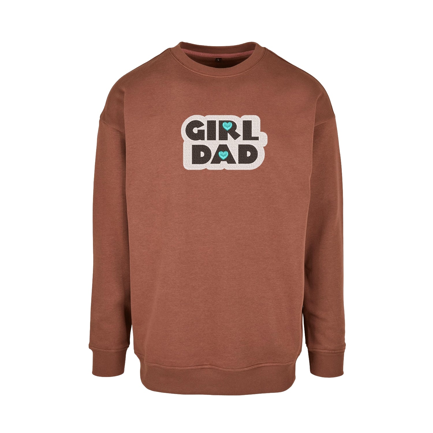 Bluza bez kaptura "Girl Dad" z haftem | Prezent dla taty córki | Bluza bez kaptura unisex Haft z radości