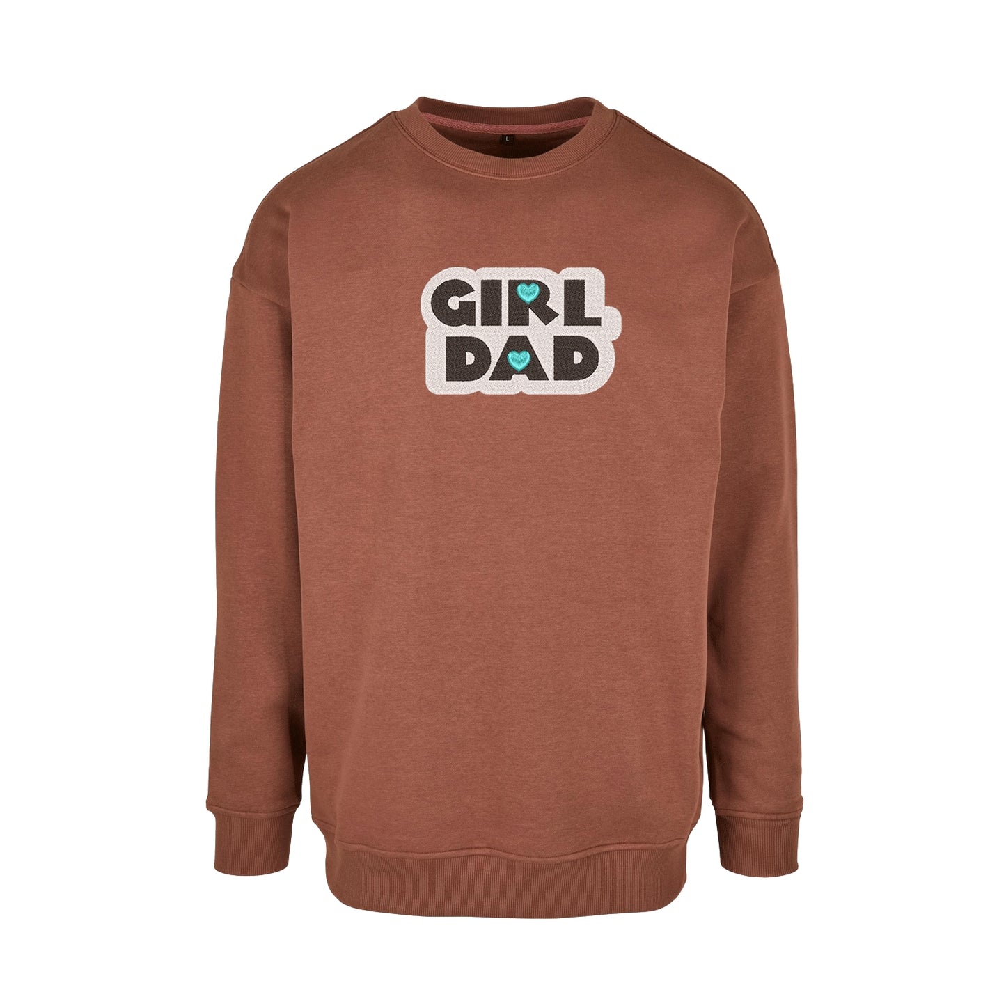 Bluza bez kaptura "Girl Dad" z haftem | Prezent dla taty córki | Bluza bez kaptura unisex