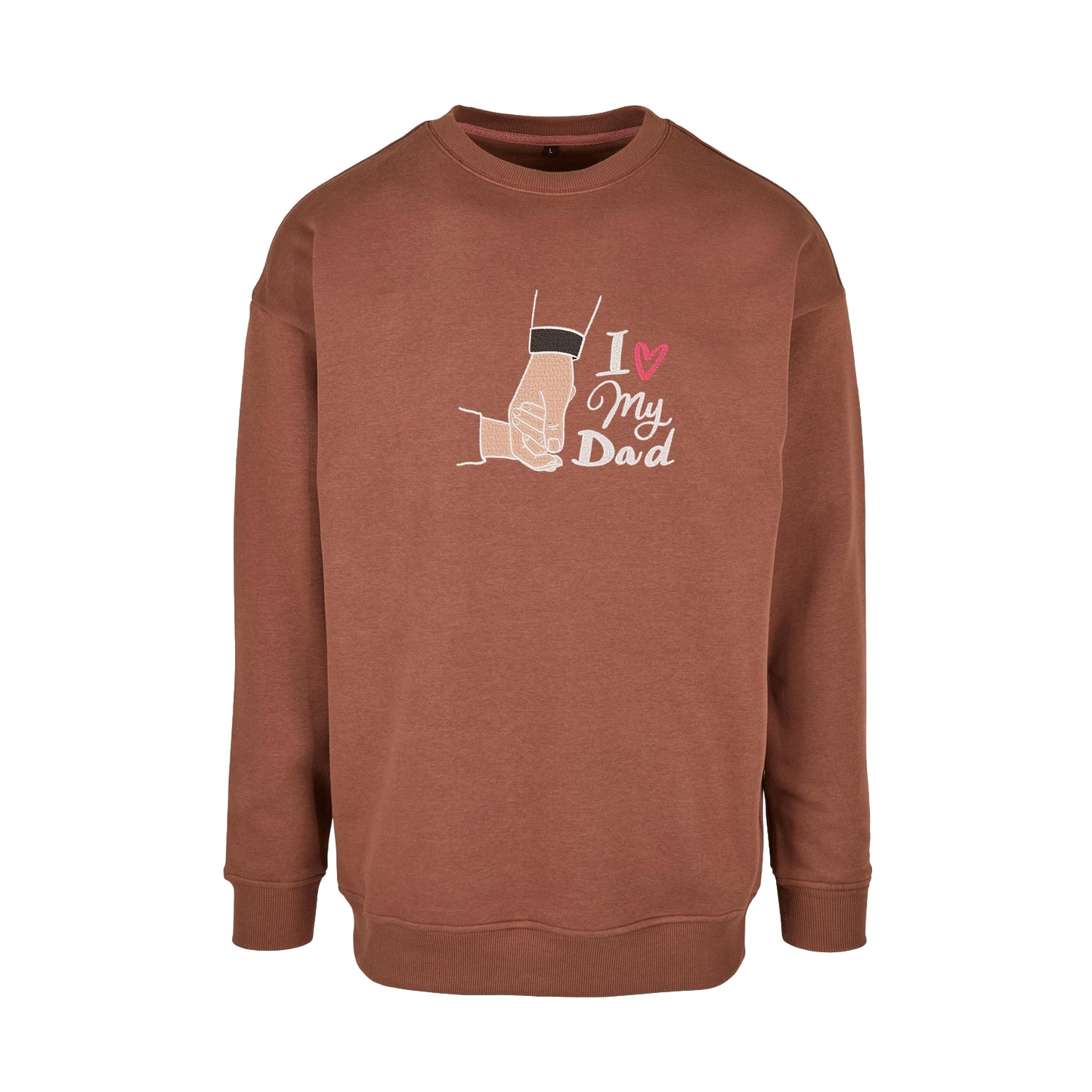Bluza "I Love My Dad" z haftem | Prezent dla taty | Bluza bez kaptura unisex