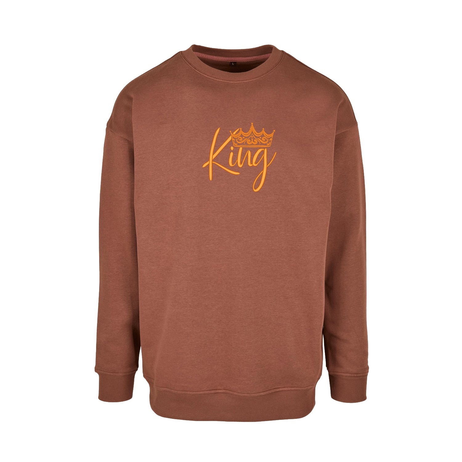 Bluza bez kaptura z haftem 