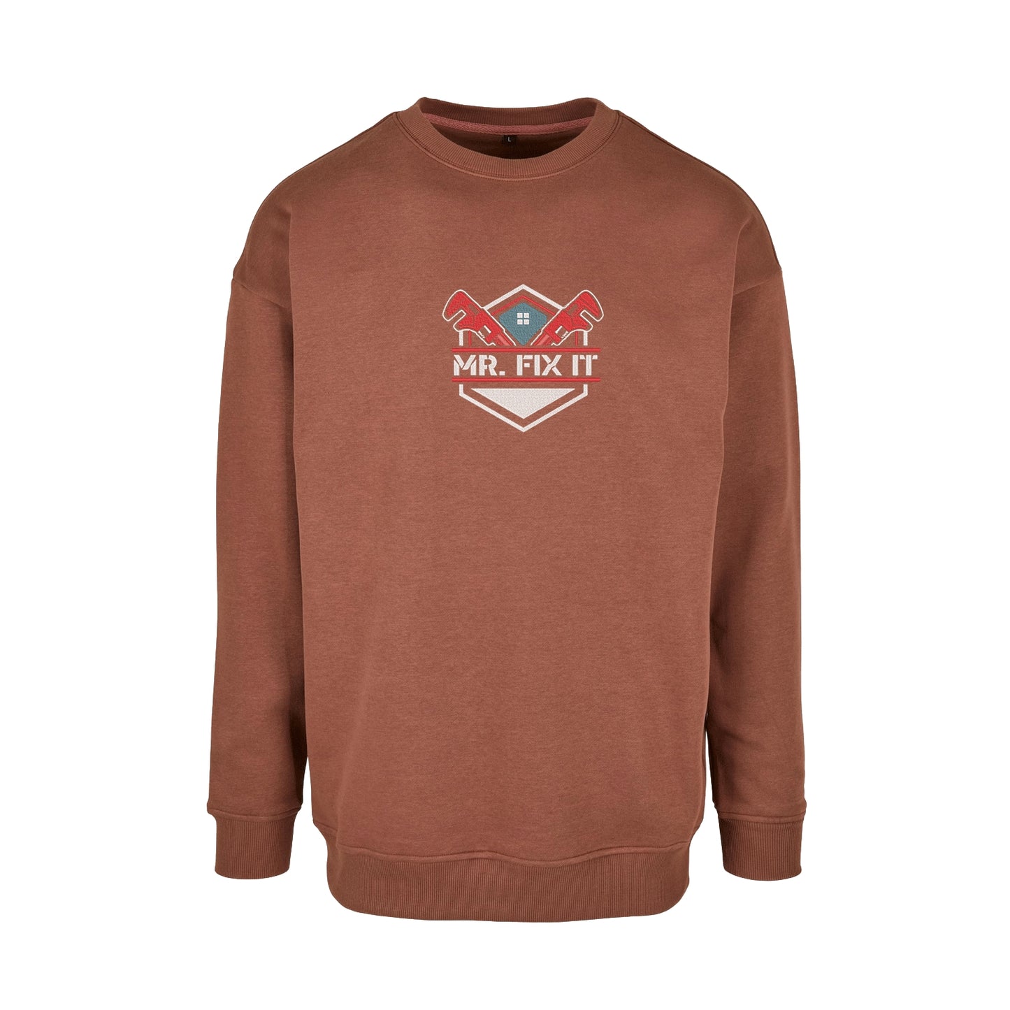 Bluza "Mr Fix It" z haftem | Bluza bez kaptura dla majsterkowicza | Prezent dla taty złotej rączki