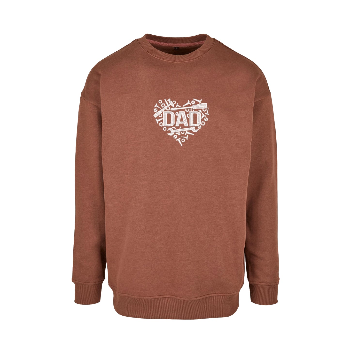 Bluza "Mr Fix It Dad" z haftem | Bluza bez kaptura dla taty majsterkowicza | Prezent dla złotej rączki