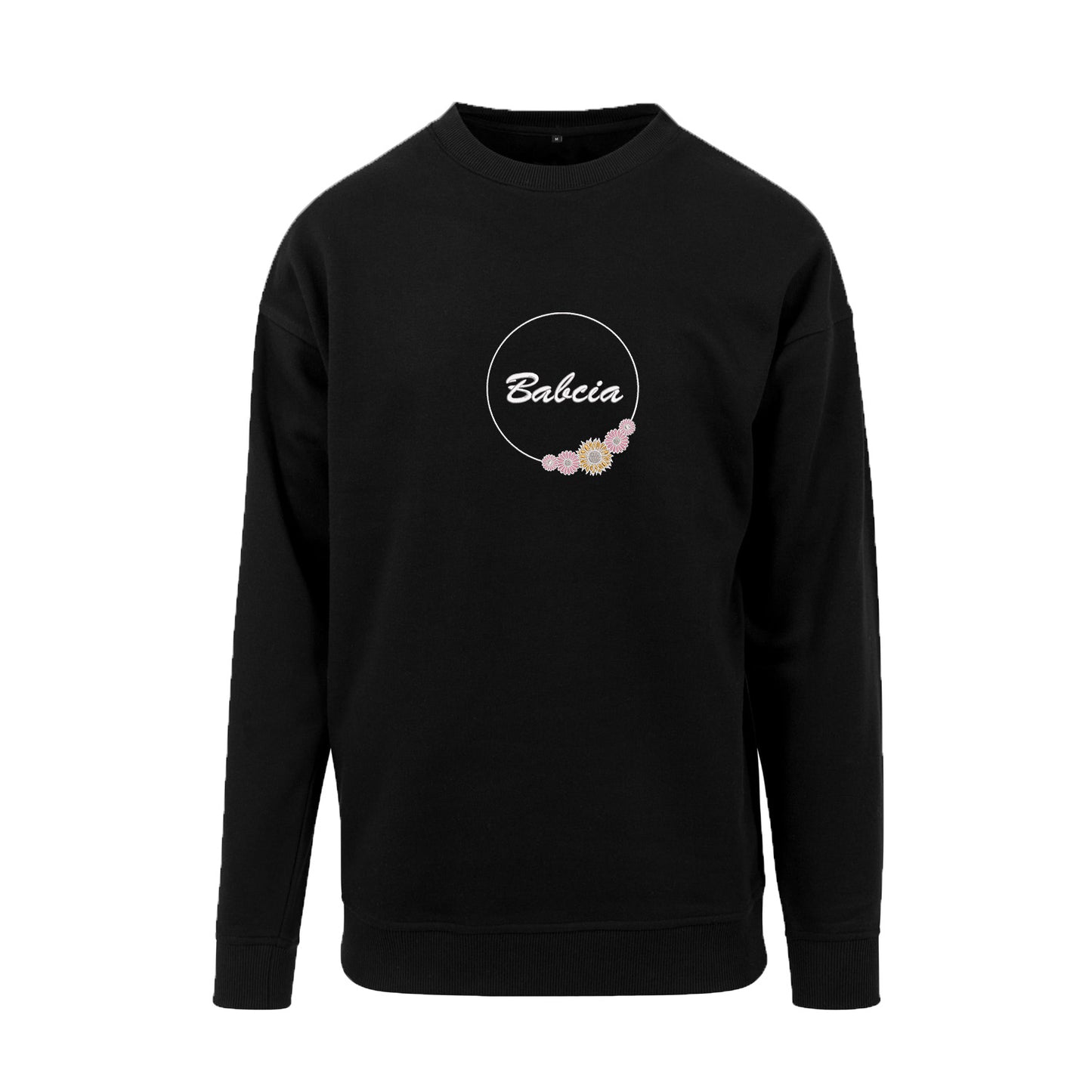 Babcia – bluza z haftem w kwiatowym stylu dla Babci Haft z radości - nadruki i haft na odzieży Warszawa